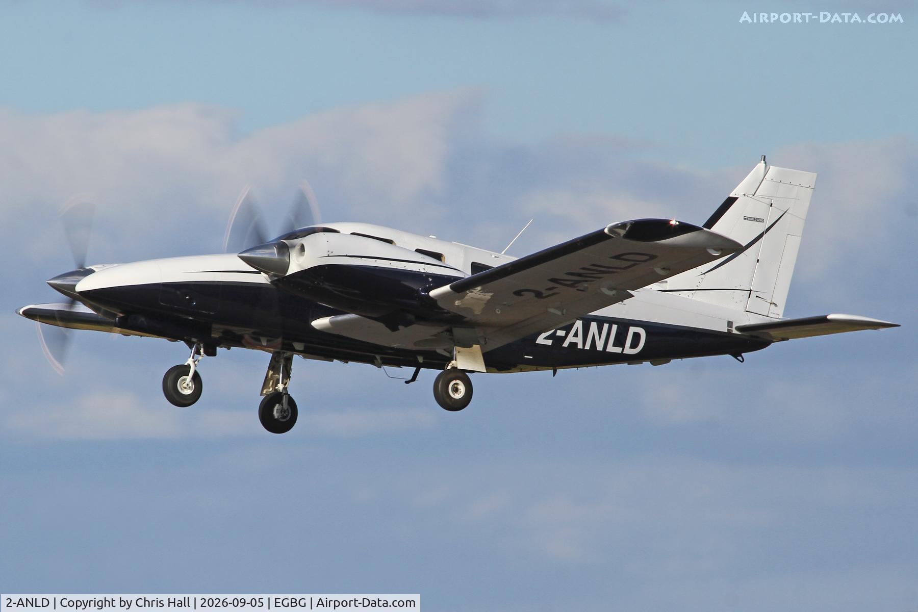 Aircraft 2-ANLD, Piper PA-34-220T Seneca V, c/n 3449325, LAA 80th Anniversary Rally, at EGBG, photo by Chris Hall