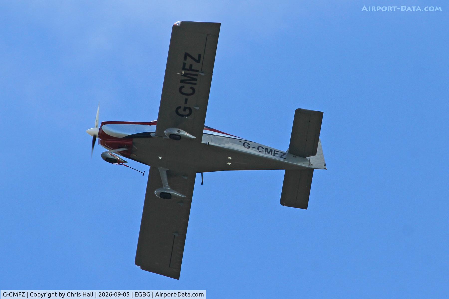 Aircraft G-CMFZ, Vans RV-10, c/n LAA 339-15651, LAA 80th Anniversary Rally, at EGBG, photo by Chris Hall