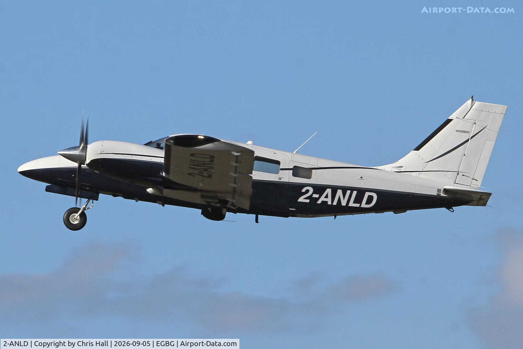 Aircraft 2-ANLD, Piper PA-34-220T Seneca V, c/n 3449325, LAA 80th Anniversary Rally, at EGBG, photo by Chris Hall