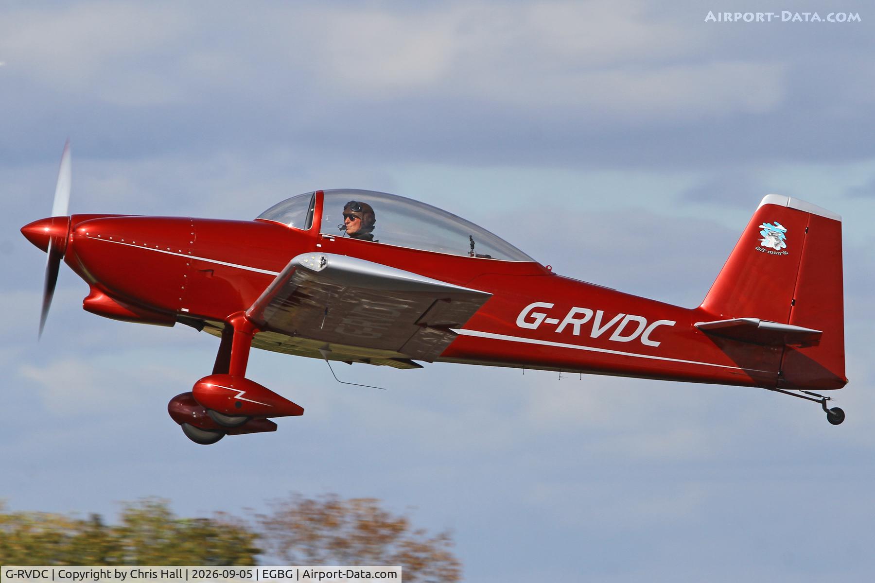 Aircraft G-RVDC, 2015 Vans RV-8, c/n LAA 303-15321, LAA 80th Anniversary Rally, at EGBG, photo by Chris Hall