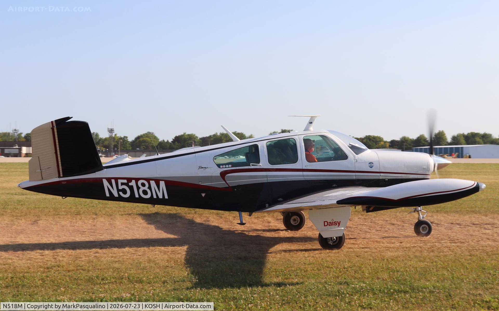 Aircraft N518M, 1970 Beech V35B Bonanza, c/n D-9111, Beech V35B, at KOSH, photo by MarkPasqualino
