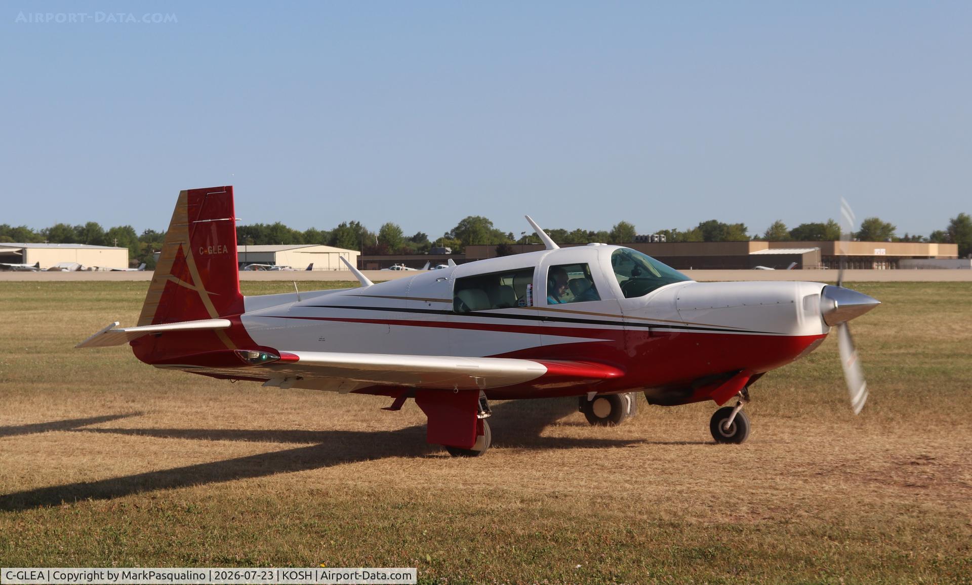 Aircraft C-GLEA, 1983 Mooney M20K, c/n 25-0754, Mooney M20K, at KOSH, photo by MarkPasqualino