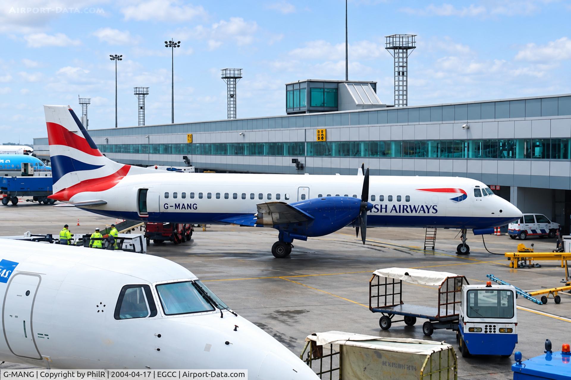 Aircraft G-MANG, 1989 British Aerospace ATP, c/n 2018, G-MANG 1989 BAe ATP BA MAN, at EGCC, photo by PhilR
