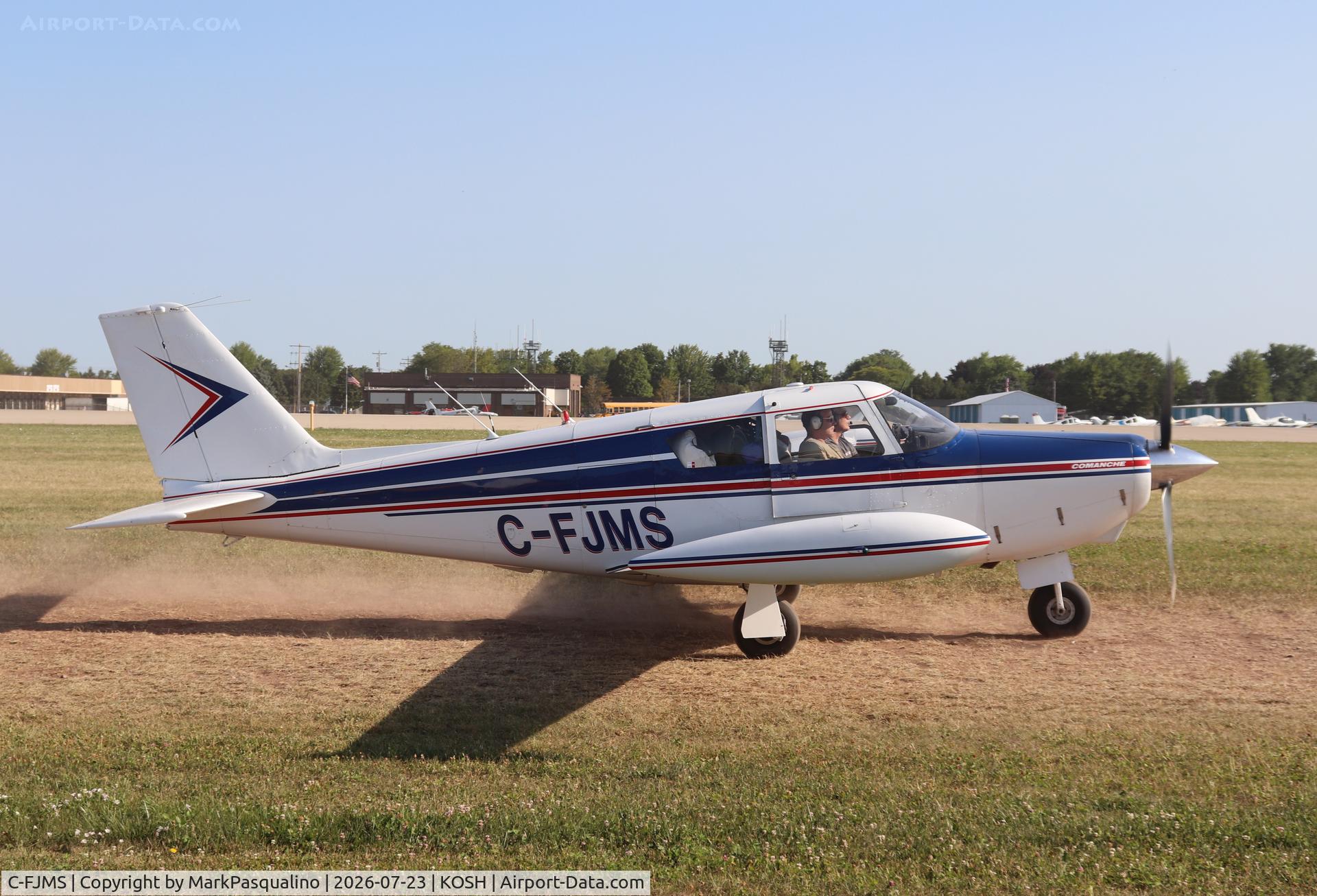 Aircraft C-FJMS, 1959 Piper PA-24-250 Comanche, c/n 24-731, Piper PA-24-250, at KOSH, photo by MarkPasqualino