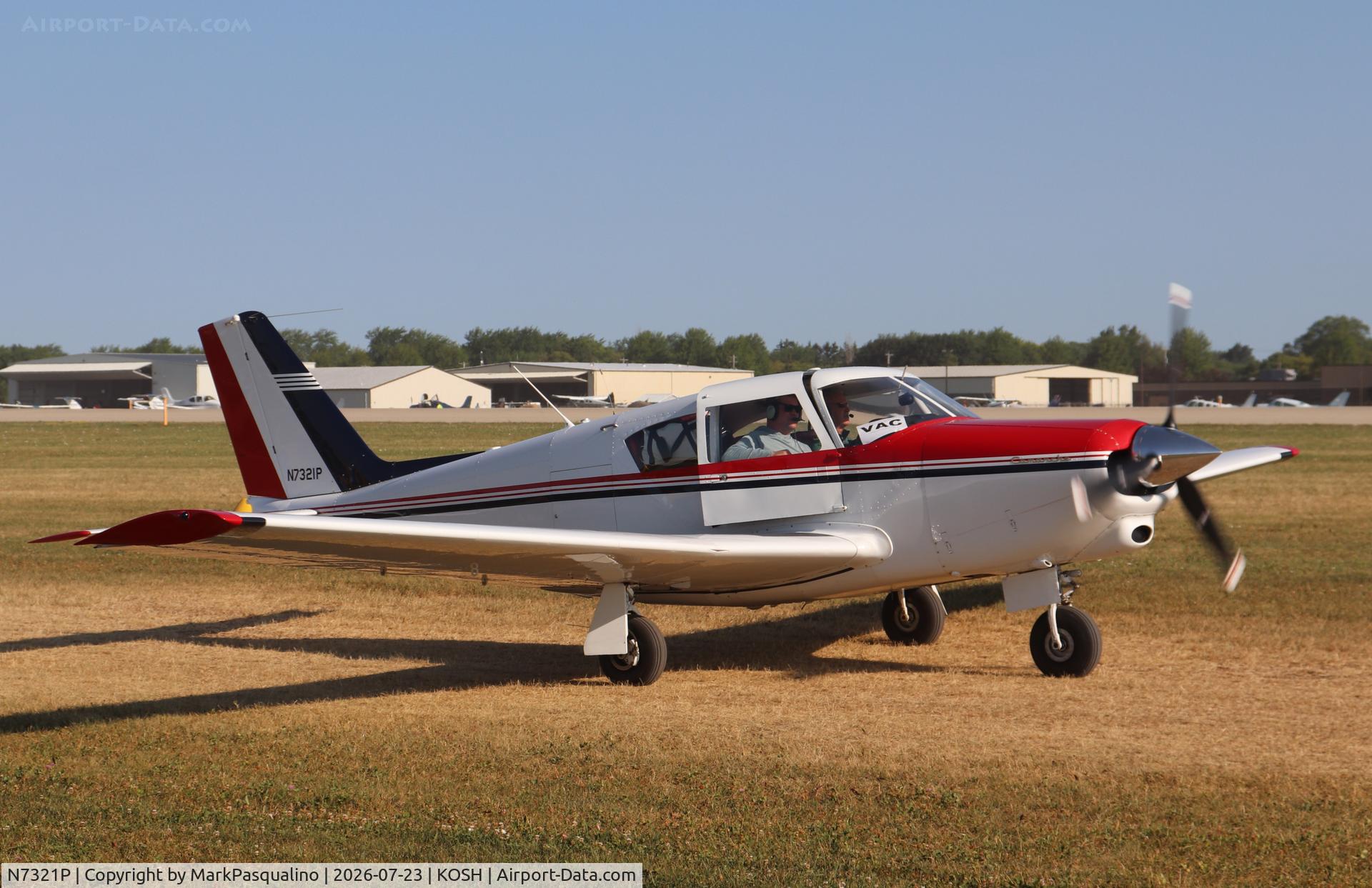 Aircraft N7321P, 1961 Piper PA-24-250 Comanche, c/n 24-2498, Piper PA-244-250, at KOSH, photo by MarkPasqualino