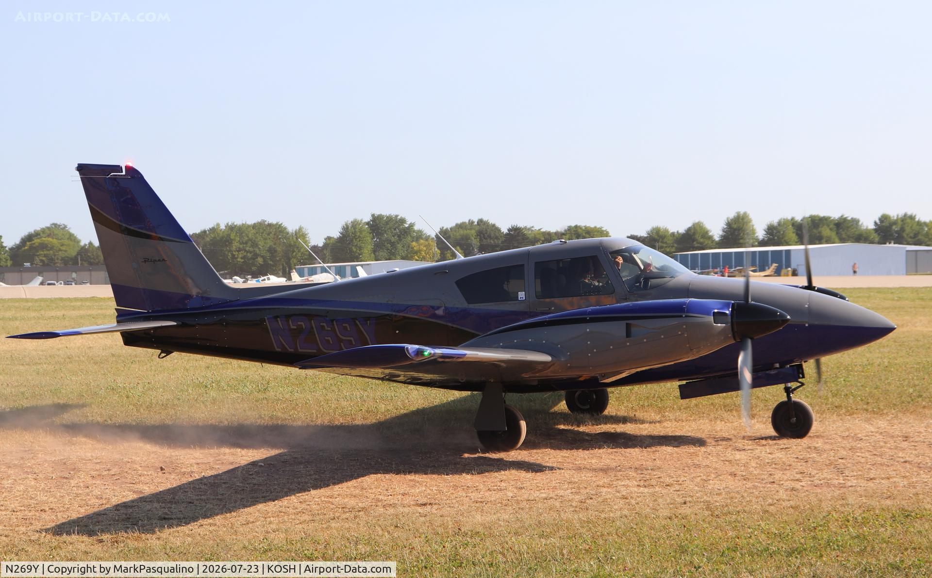 Aircraft N269Y, 1965 Piper PA-30 Twin Comanche, c/n 30-798, Piper PA-30, at KOSH, photo by MarkPasqualino