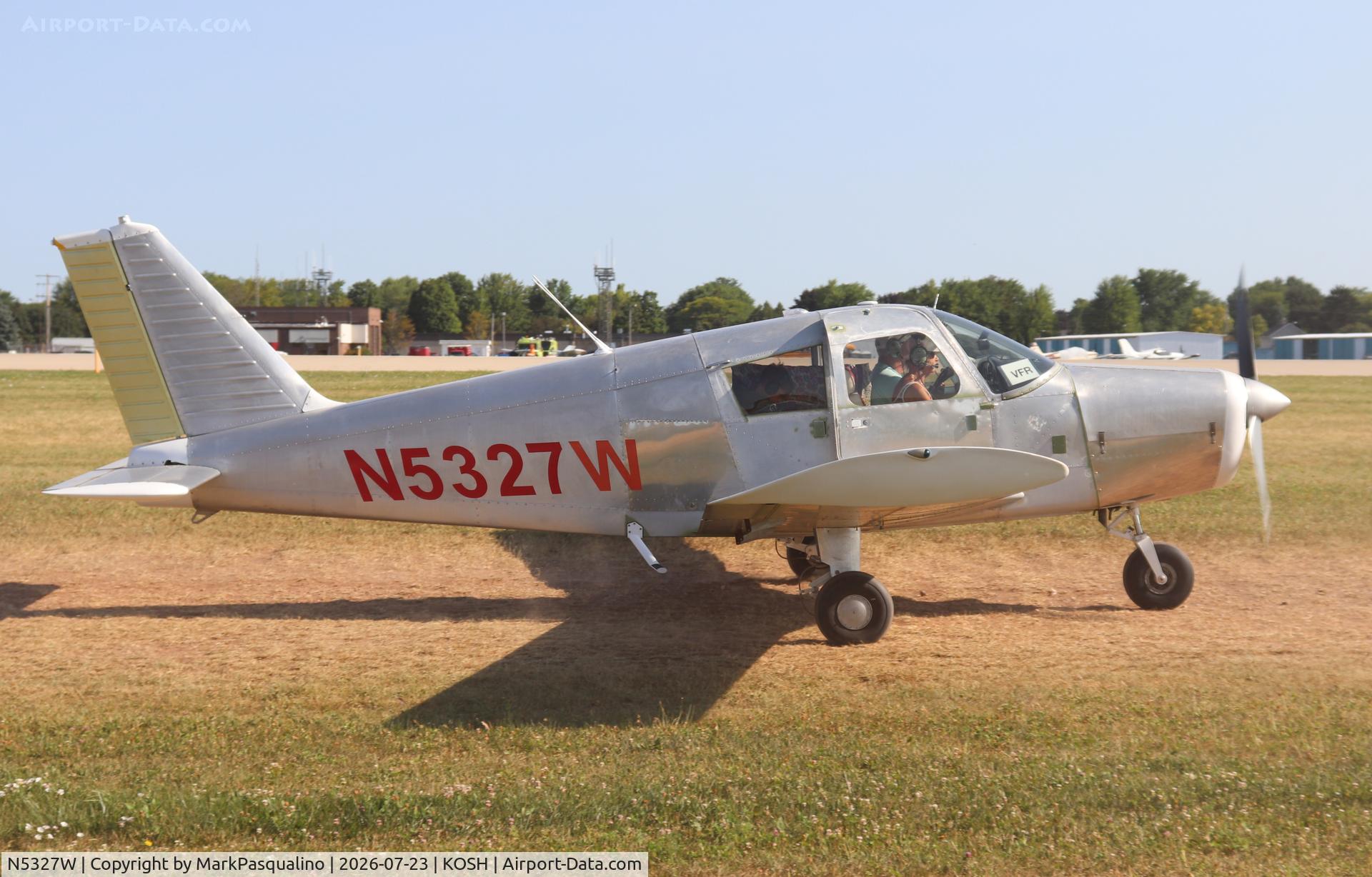 Aircraft N5327W, 1962 Piper PA-28, c/n 28-384, Piper PA-28, at KOSH, photo by MarkPasqualino