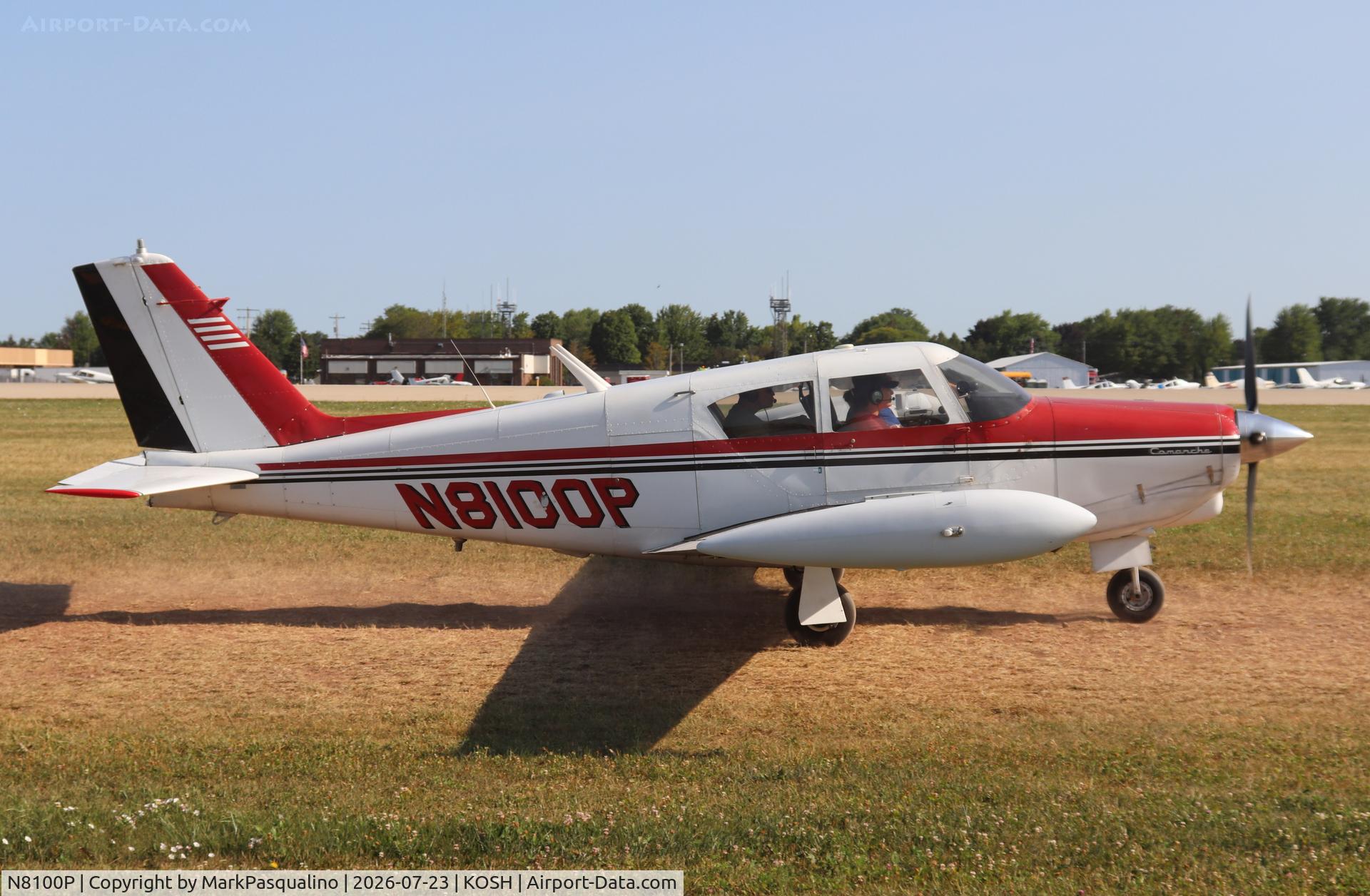 Aircraft N8100P, 1963 Piper PA-24-250 Comanche, c/n 24-3349, Piper PA-24-250, at KOSH, photo by MarkPasqualino