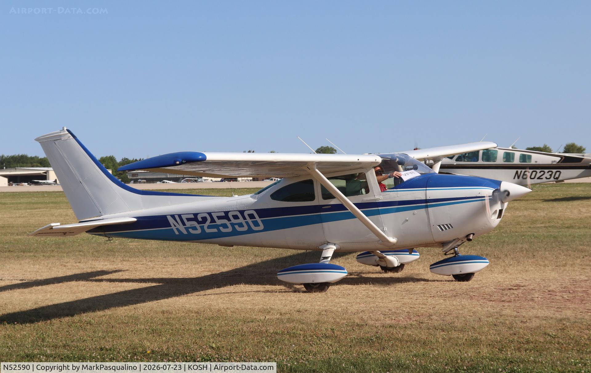 Aircraft N52590, 1973 Cessna 182P Skylane, c/n 18262692, Cessna 182P, at KOSH, photo by MarkPasqualino