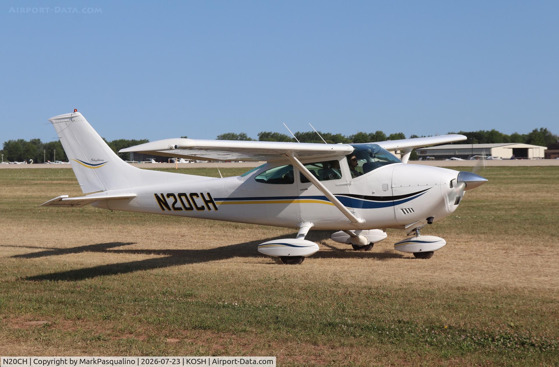 Aircraft N20CH, 1974 Cessna 182P Skylane, c/n 18263453, Cessna 182P, at KOSH, photo by MarkPasqualino