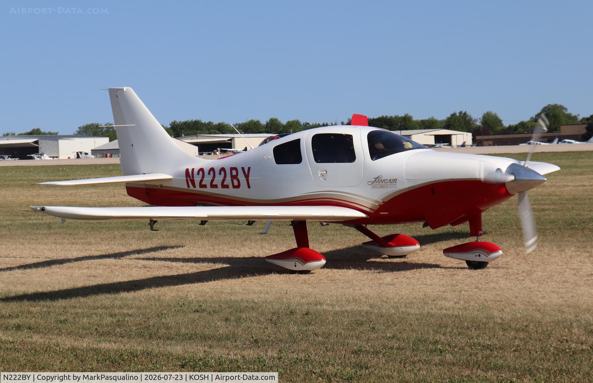 Aircraft N222BY, 2004 Lancair LC41-550FG, c/n 41022, Lancair LC41-550FG, at KOSH, photo by MarkPasqualino