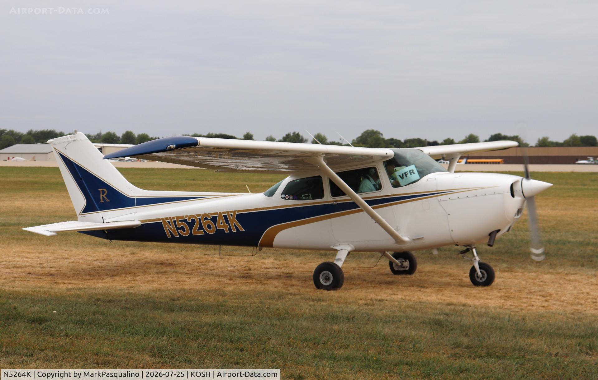 Aircraft N5264K, 1980 Cessna 172P Skyhawk, c/n 17274036, Cessna 172P, at KOSH, photo by MarkPasqualino