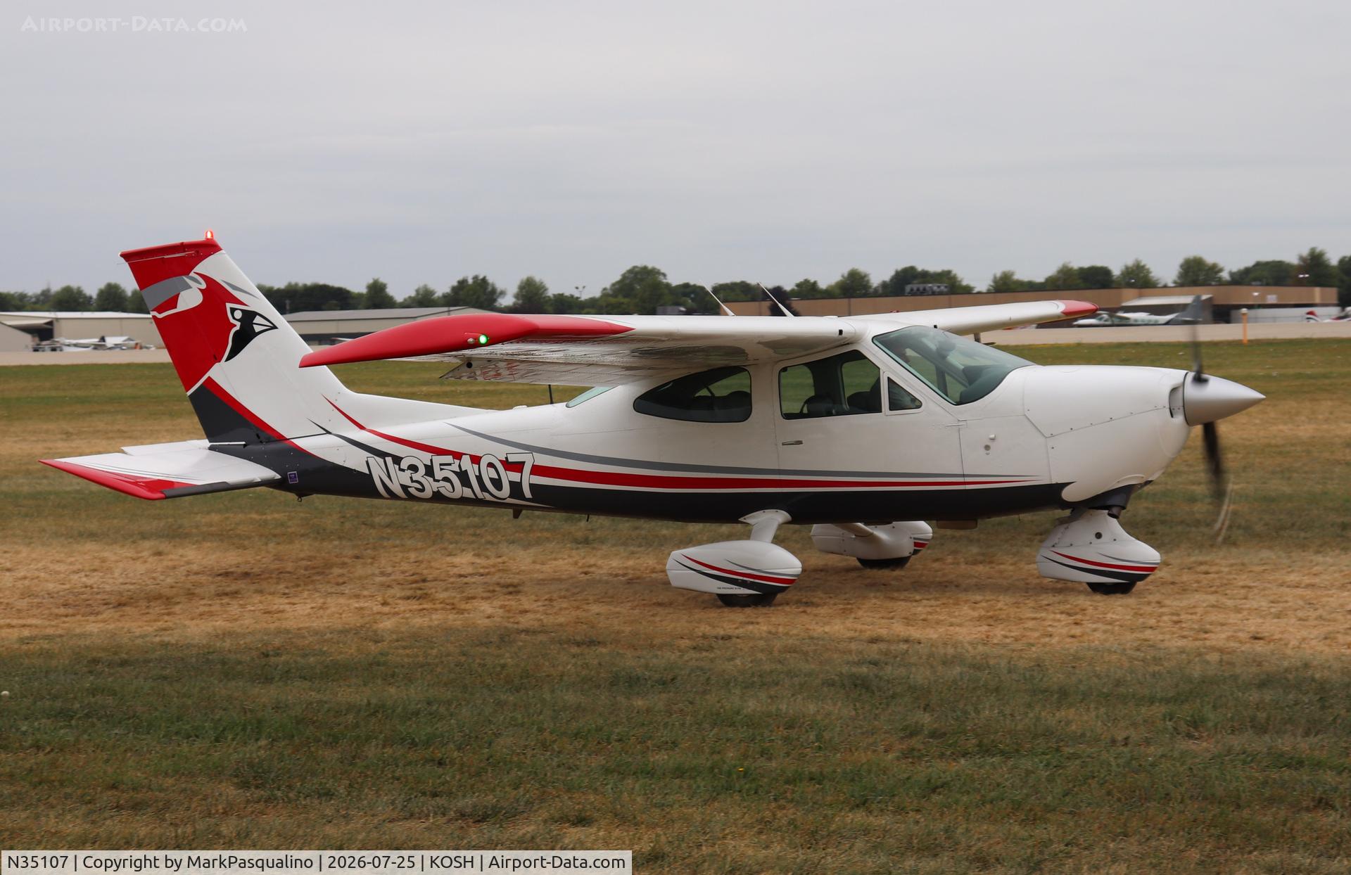 Aircraft N35107, 1974 Cessna 177B Cardinal, c/n 17702212, Cessna 177B, at KOSH, photo by MarkPasqualino