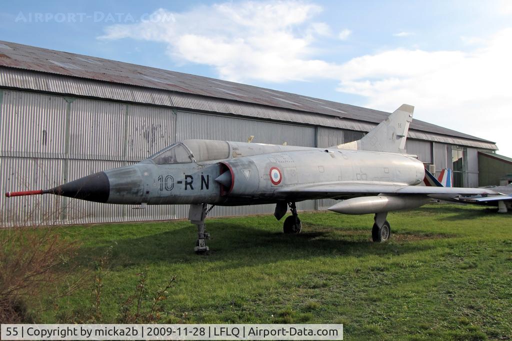 Aircraft 55, Dassault Mirage IIIC, c/n 55, Preserved, at LFLQ, photo by micka2b