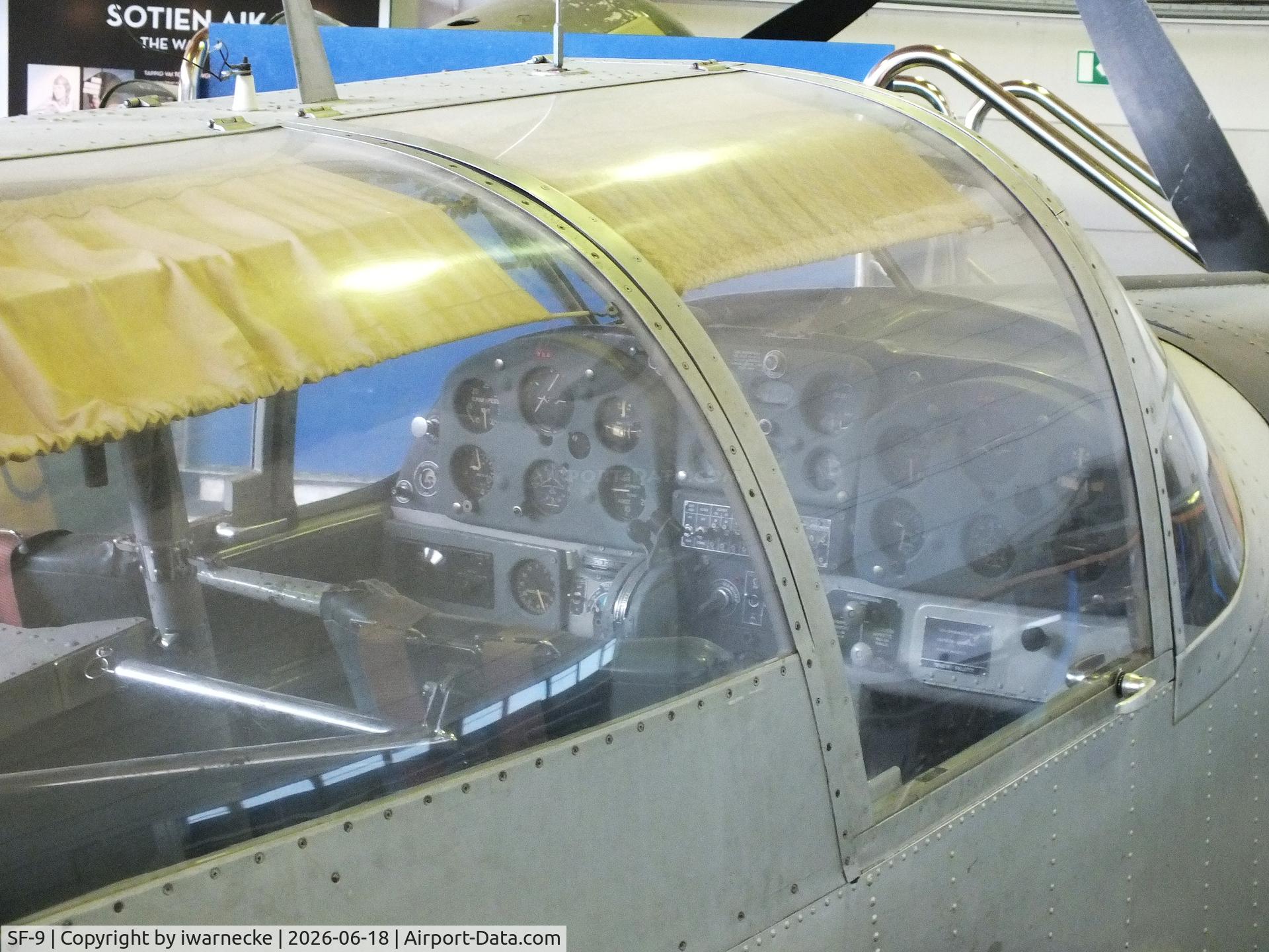 Aircraft SF-9, Saab 91D Safir, c/n 91-355, SAAB 91D Safir at the Suomen Ilmailumuseo (Finnish Aviation Museum), Vantaa, photo by iwarnecke