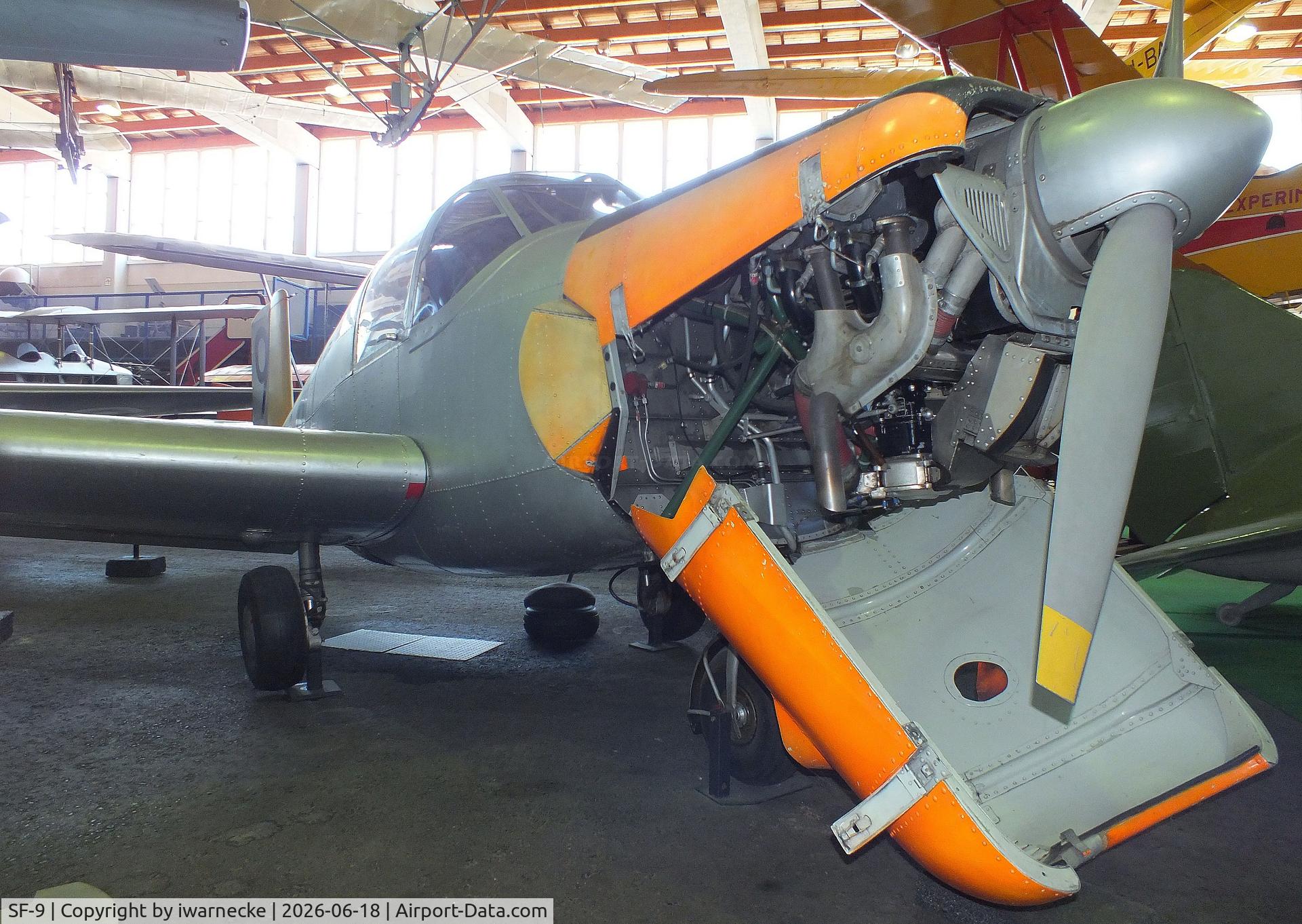 Aircraft SF-9, Saab 91D Safir, c/n 91-355, SAAB 91D Safir at the Suomen Ilmailumuseo (Finnish Aviation Museum), Vantaa, photo by iwarnecke