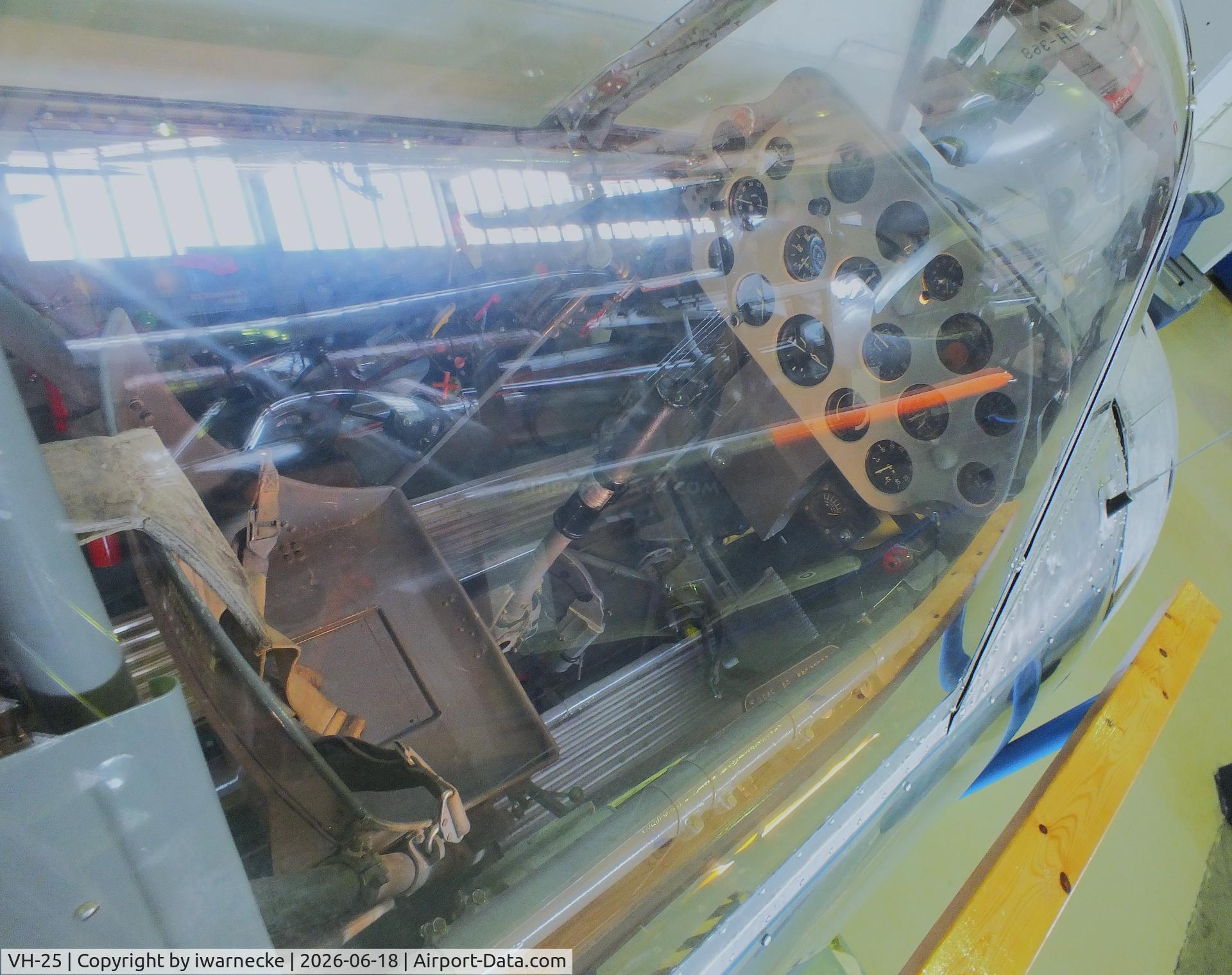 Aircraft VH-25, Valmet Vihuri II, c/n II/24, Valmet Vihuri II (cockpit section only) at the Suomen Ilmailumuseo (Finnish Aviation Museum), Vantaa #c, photo by iwarnecke