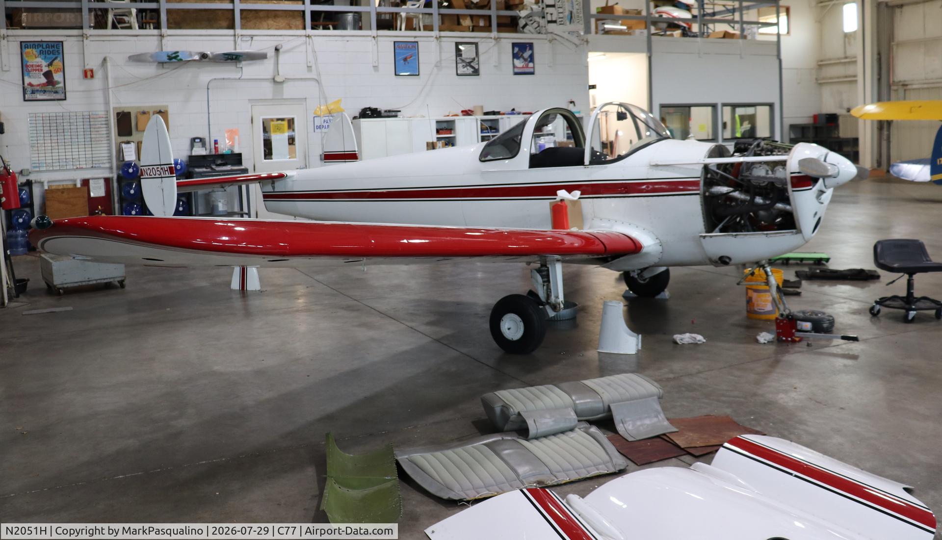 Aircraft N2051H, 1946 Erco 415D Ercoupe, c/n 2674, Ercoupe 415D, at C77, photo by MarkPasqualino