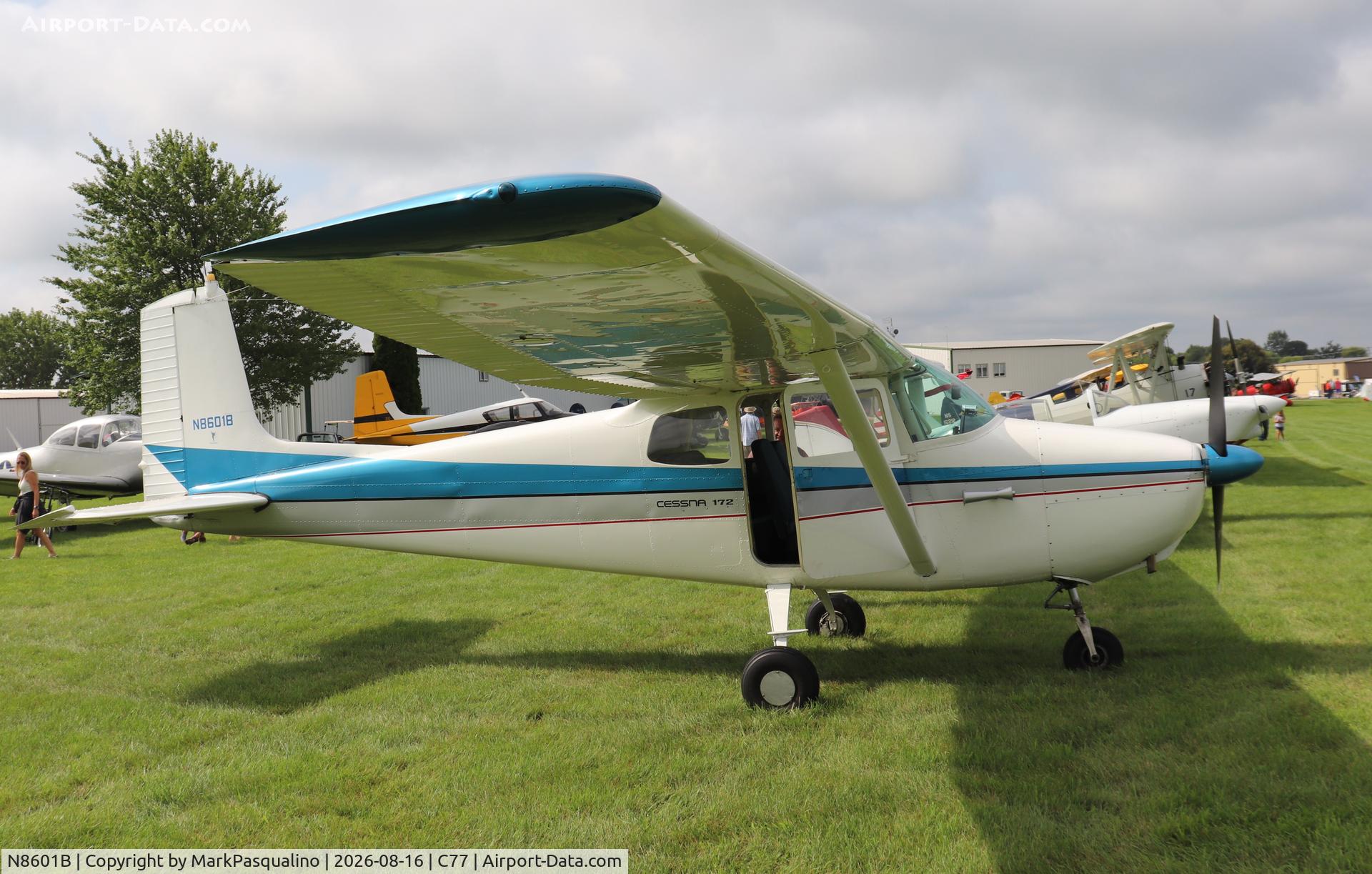 Aircraft N8601B, 1957 Cessna 172, c/n 36301, Cessna 172, at C77, photo by MarkPasqualino
