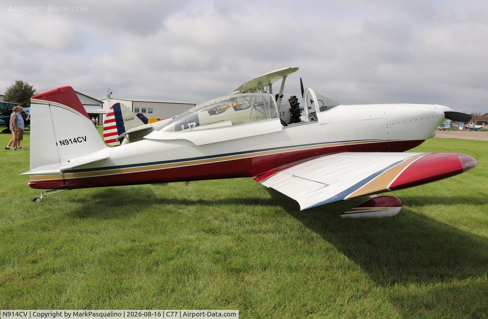 Aircraft N914CV, 2005 Vans RV-8, c/n 82039, Vans RV-8, at C77, photo by MarkPasqualino