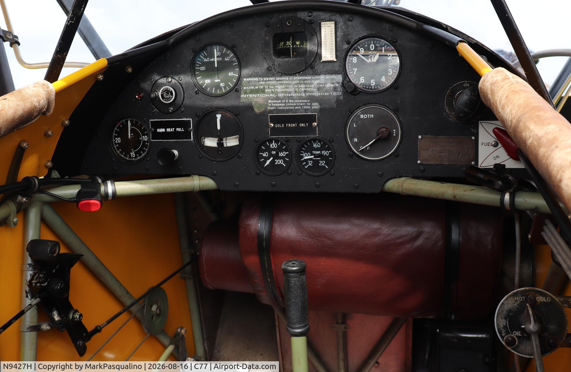 Aircraft N9427H, 1963 Fleet 16B Finch II, c/n 539, Fleet 16B, at C77, photo by MarkPasqualino