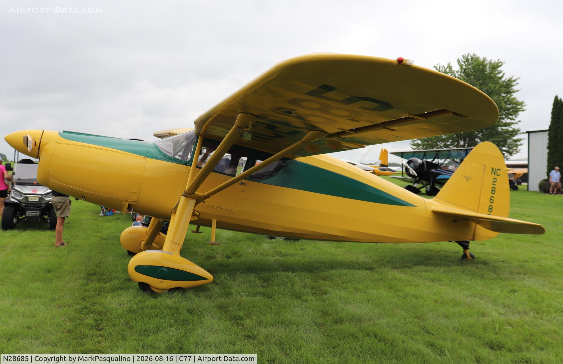 Aircraft N28685, 1940 Fairchild 24W-40, c/n W40-168, Fairchild 24W-40, at C77, photo by MarkPasqualino