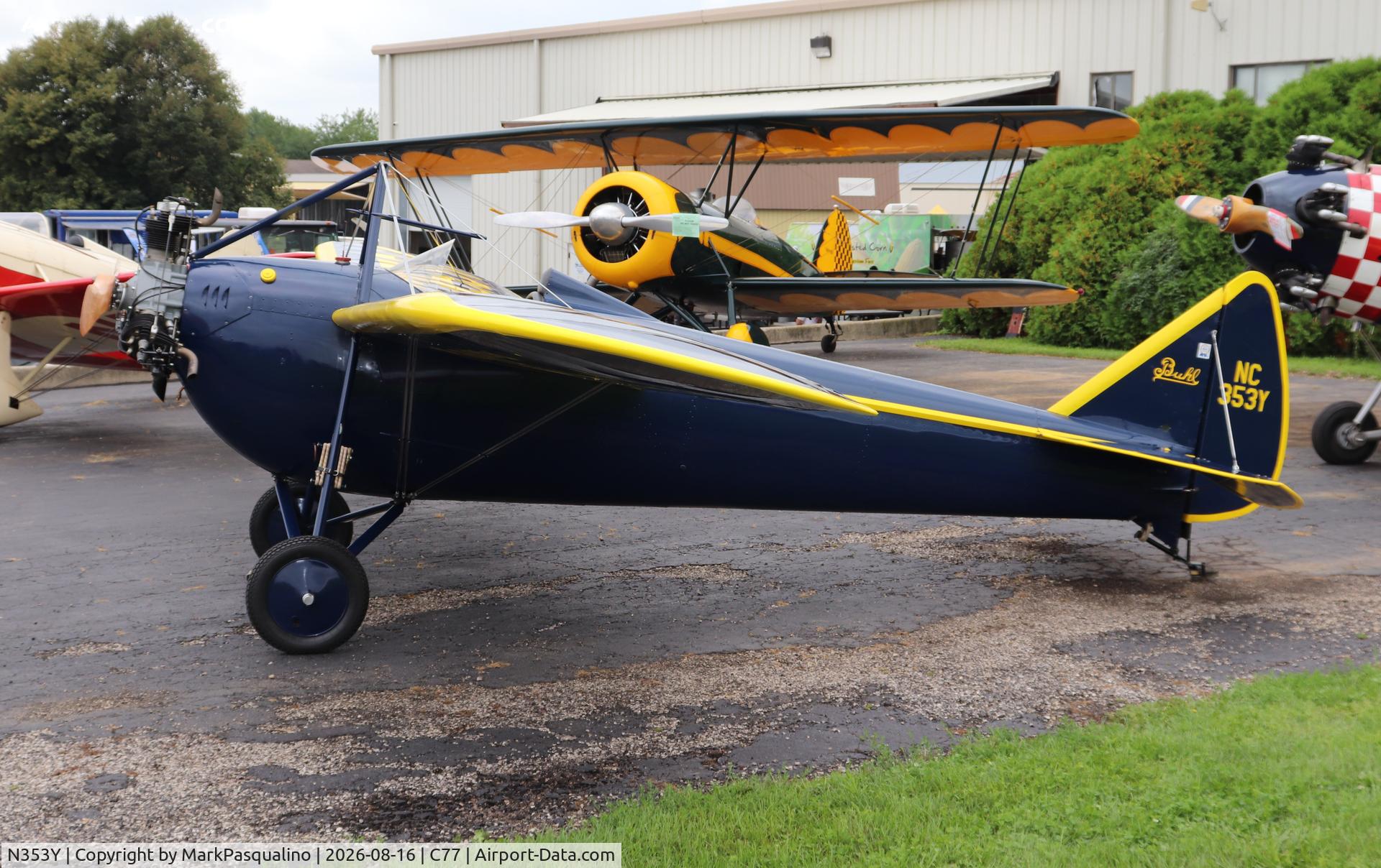 Aircraft N353Y, Buhl LA-1, c/n 142, Buhl LA-1, at C77, photo by MarkPasqualino