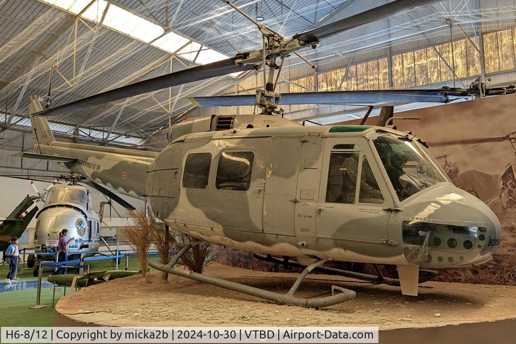 Aircraft H6-8/12, 1968 Bell UH-1H Iroquois, c/n 10198, Preserved, at VTBD, photo by micka2b