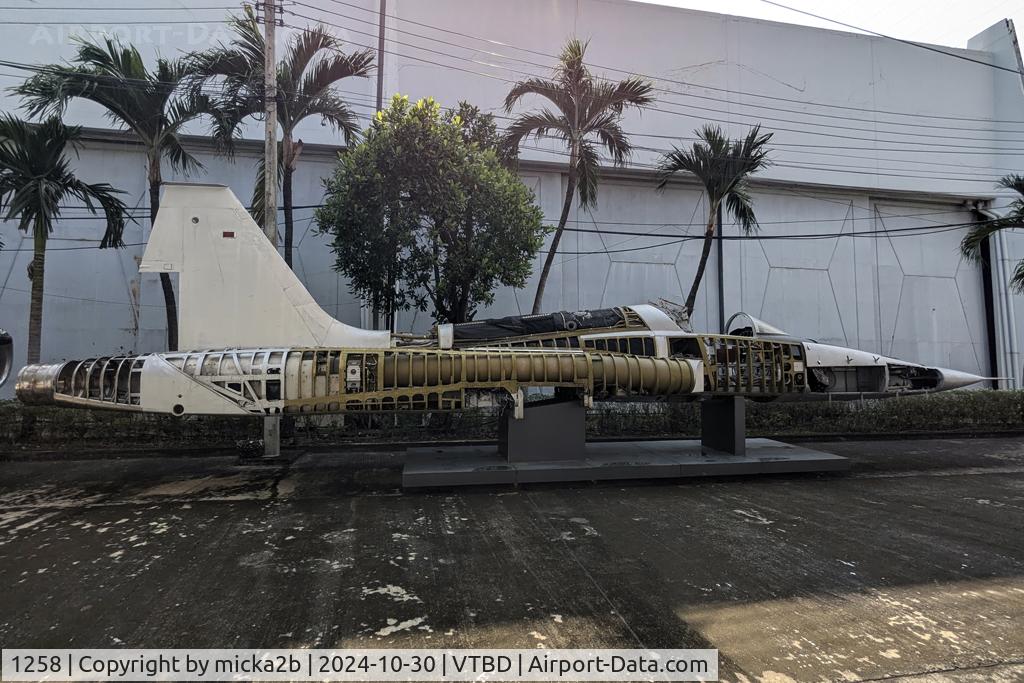 Aircraft 1258, 1967 Northrop F-5A Freedom Fighter, c/n N.6354, Preserved. Ex ROCAF (Taïwan) and transfered to Thaïland for piece, at VTBD, photo by micka2b