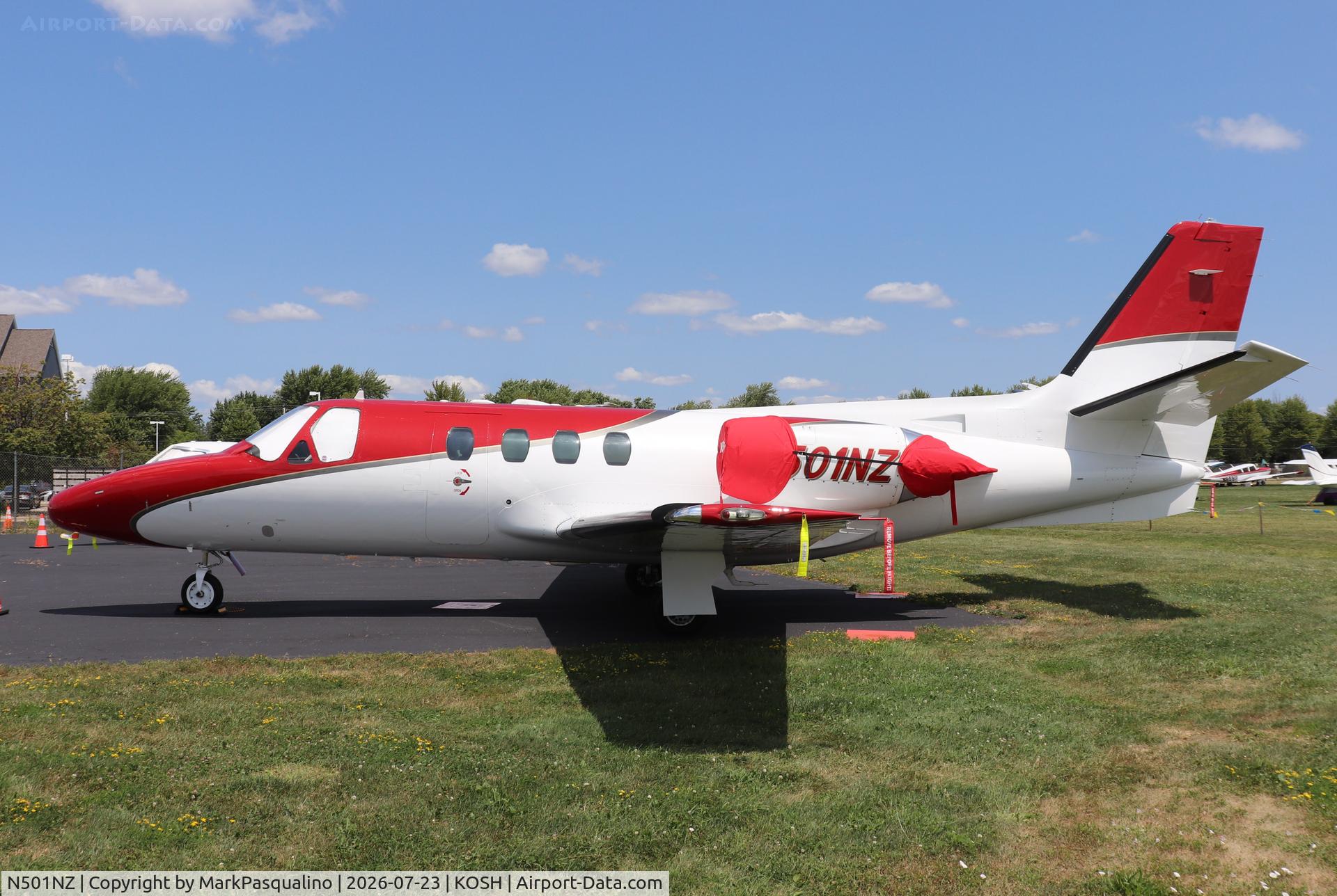 Aircraft N501NZ, 1981 Cessna 501 Citation I/SP, c/n 501-0225, Cessna 501, at KOSH, photo by MarkPasqualino