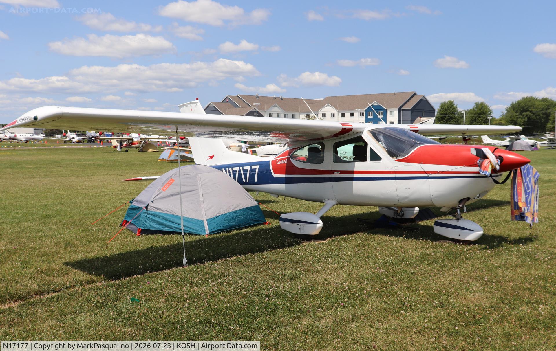Aircraft N17177, 1976 Cessna 177B Cardinal, c/n 17702510, Cessna 177RG, at KOSH, photo by MarkPasqualino