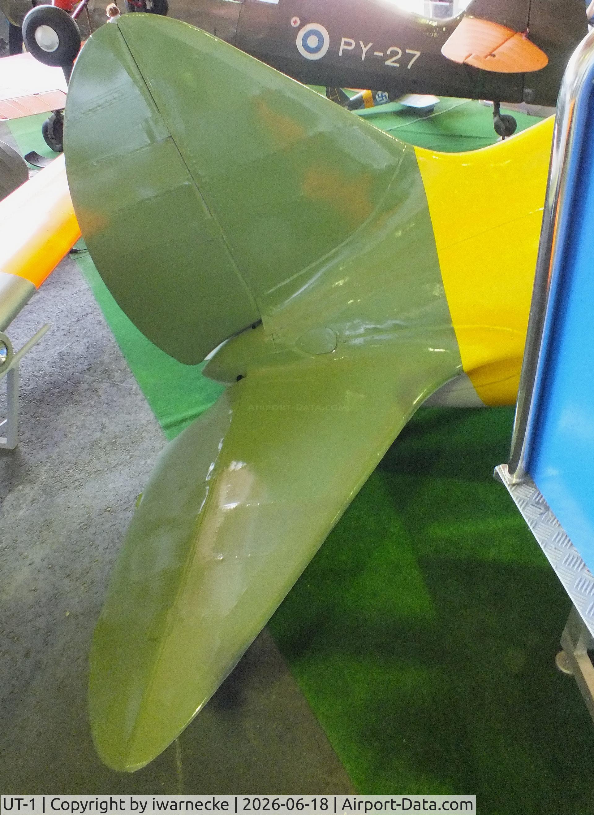Aircraft UT-1, Polikarpov I-16 UTI-4, c/n Not found UT-1, Polikarpov I-16 UTI-4 at the Suomen Ilmailumuseo (Finnish Aviation Museum), Vantaa, photo by iwarnecke