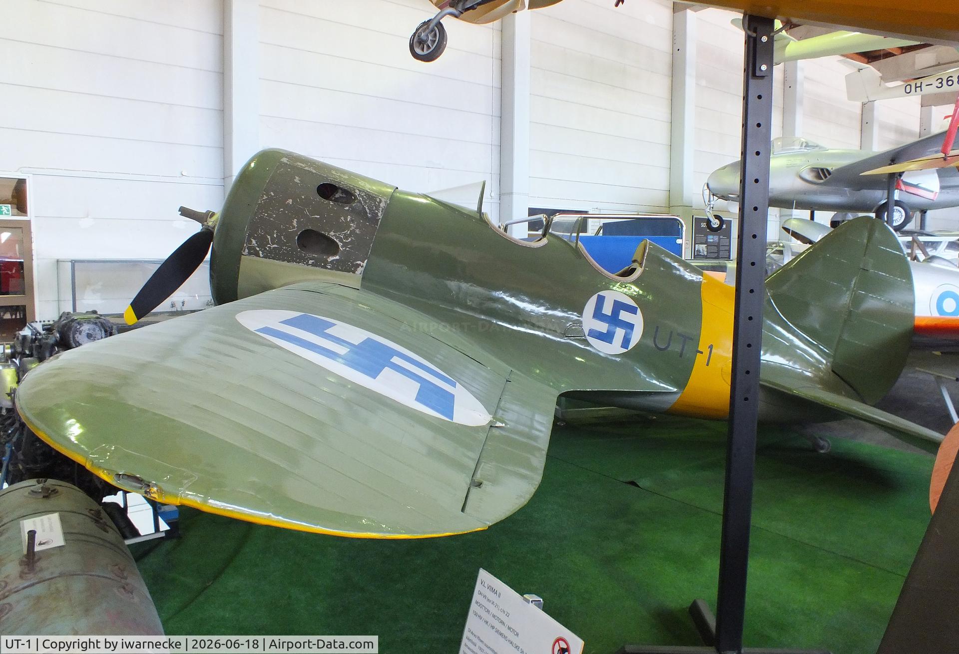 Aircraft UT-1, Polikarpov I-16 UTI-4, c/n Not found UT-1, Polikarpov I-16 UTI-4 at the Suomen Ilmailumuseo (Finnish Aviation Museum), Vantaa, photo by iwarnecke
