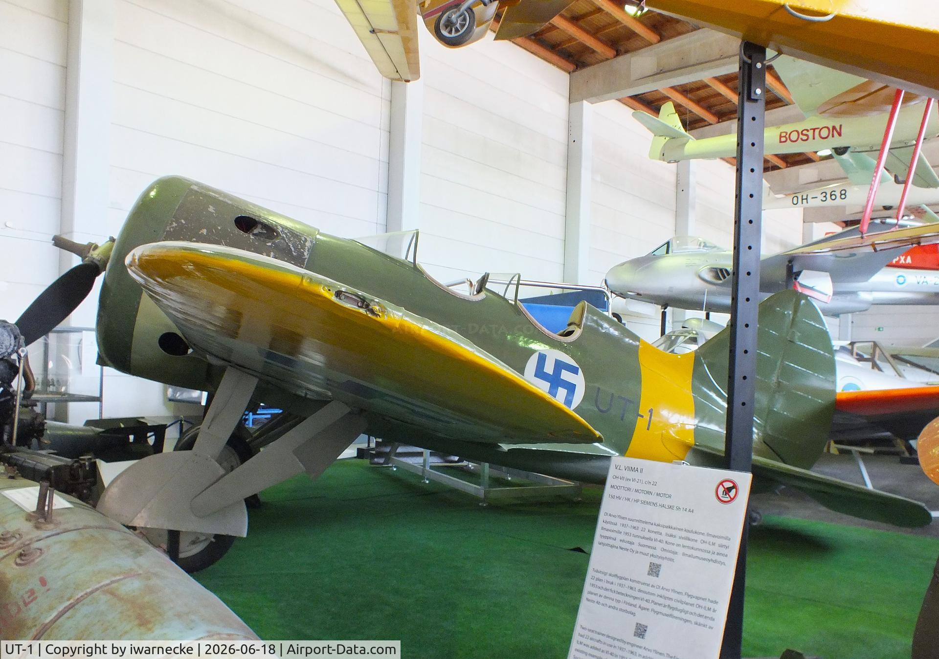 Aircraft UT-1, Polikarpov I-16 UTI-4, c/n Not found UT-1, Polikarpov I-16 UTI-4 at the Suomen Ilmailumuseo (Finnish Aviation Museum), Vantaa, photo by iwarnecke