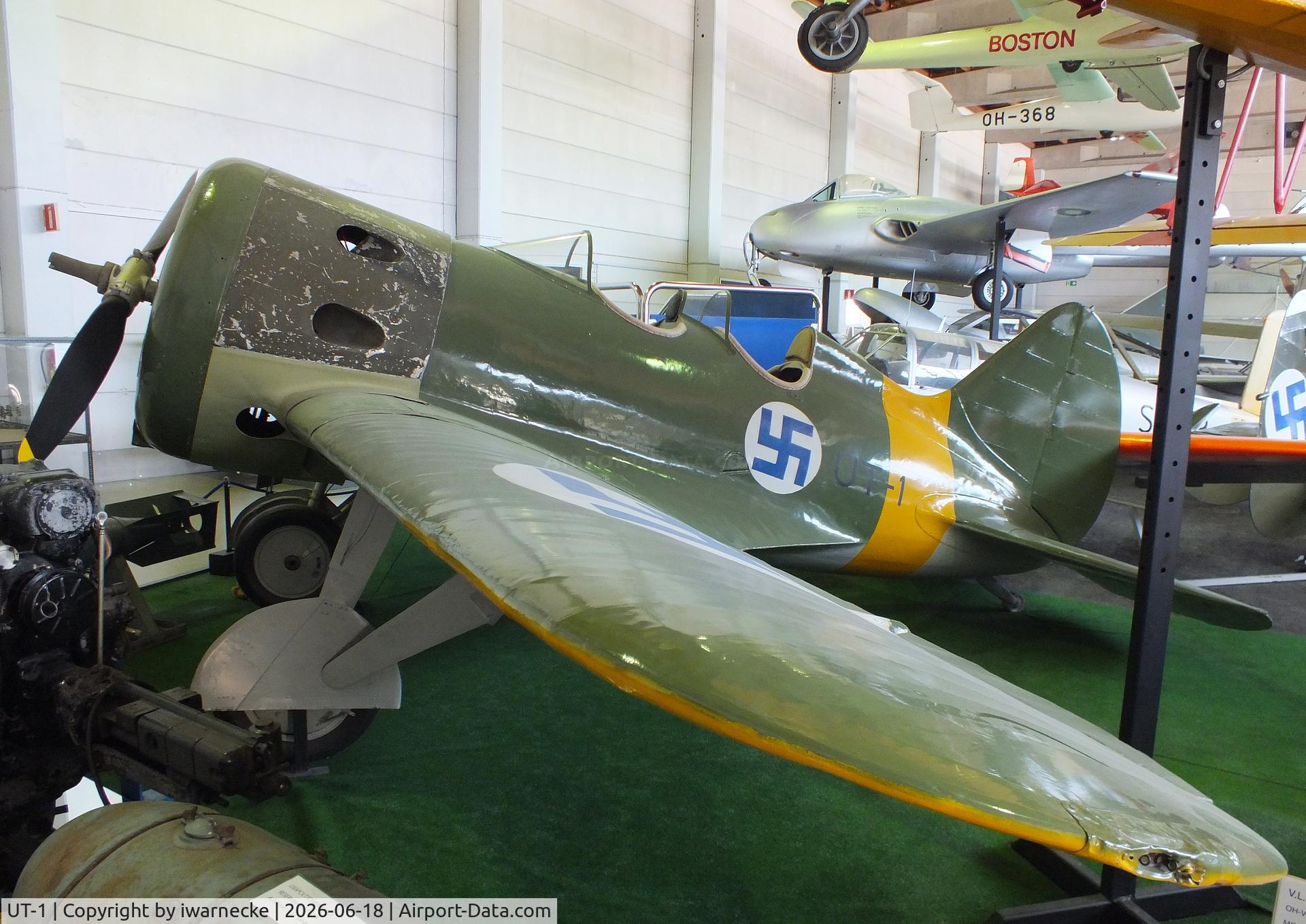 Aircraft UT-1, Polikarpov I-16 UTI-4, c/n Not found UT-1, Polikarpov I-16 UTI-4 at the Suomen Ilmailumuseo (Finnish Aviation Museum), Vantaa, photo by iwarnecke