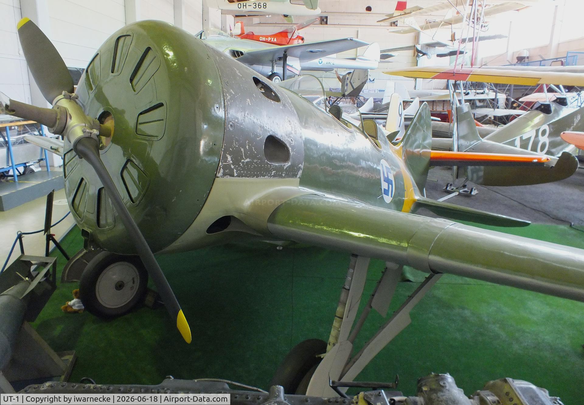 Aircraft UT-1, Polikarpov I-16 UTI-4, c/n Not found UT-1, Polikarpov I-16 UTI-4 at the Suomen Ilmailumuseo (Finnish Aviation Museum), Vantaa, photo by iwarnecke