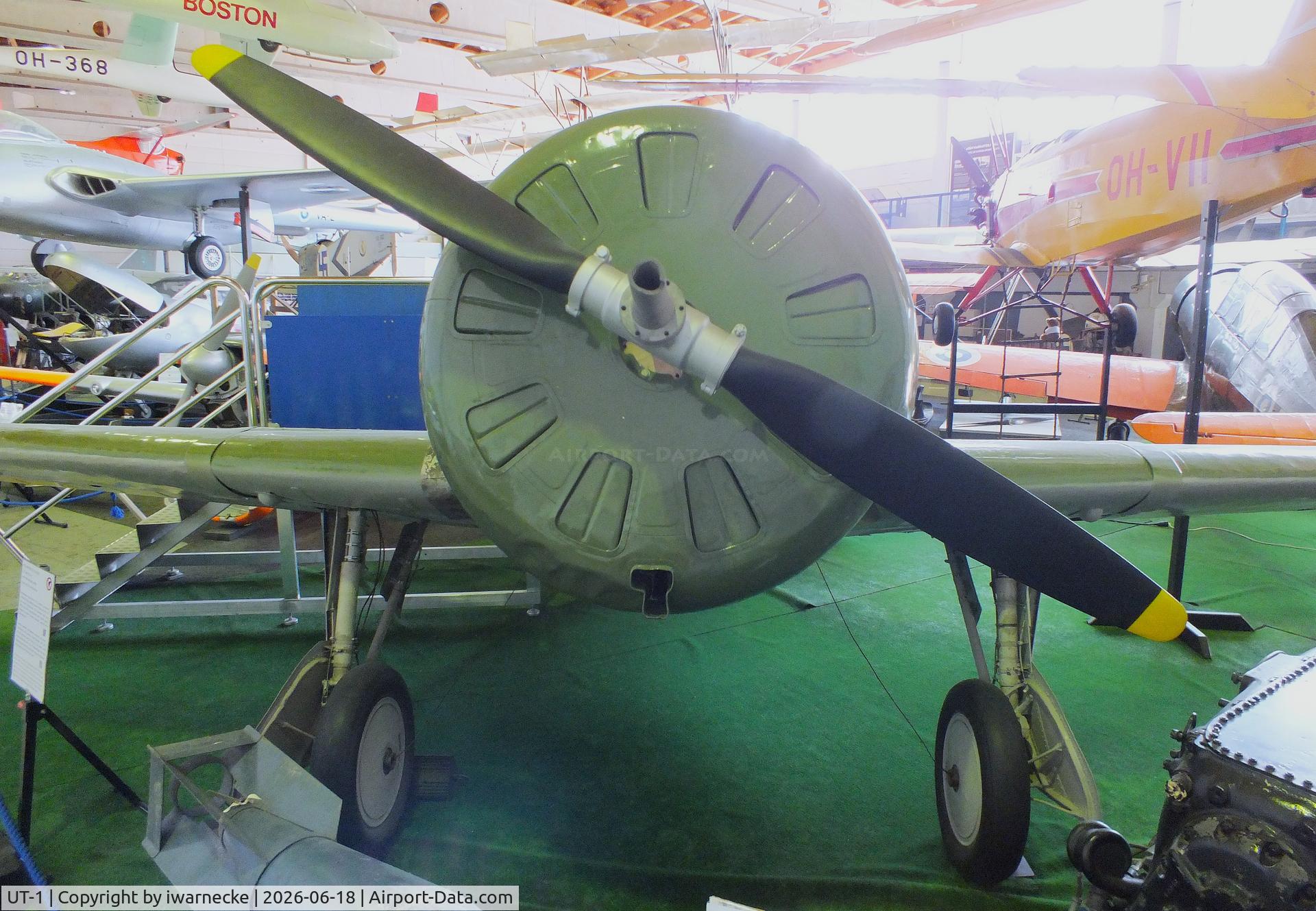 Aircraft UT-1, Polikarpov I-16 UTI-4, c/n Not found UT-1, Polikarpov I-16 UTI-4 at the Suomen Ilmailumuseo (Finnish Aviation Museum), Vantaa, photo by iwarnecke