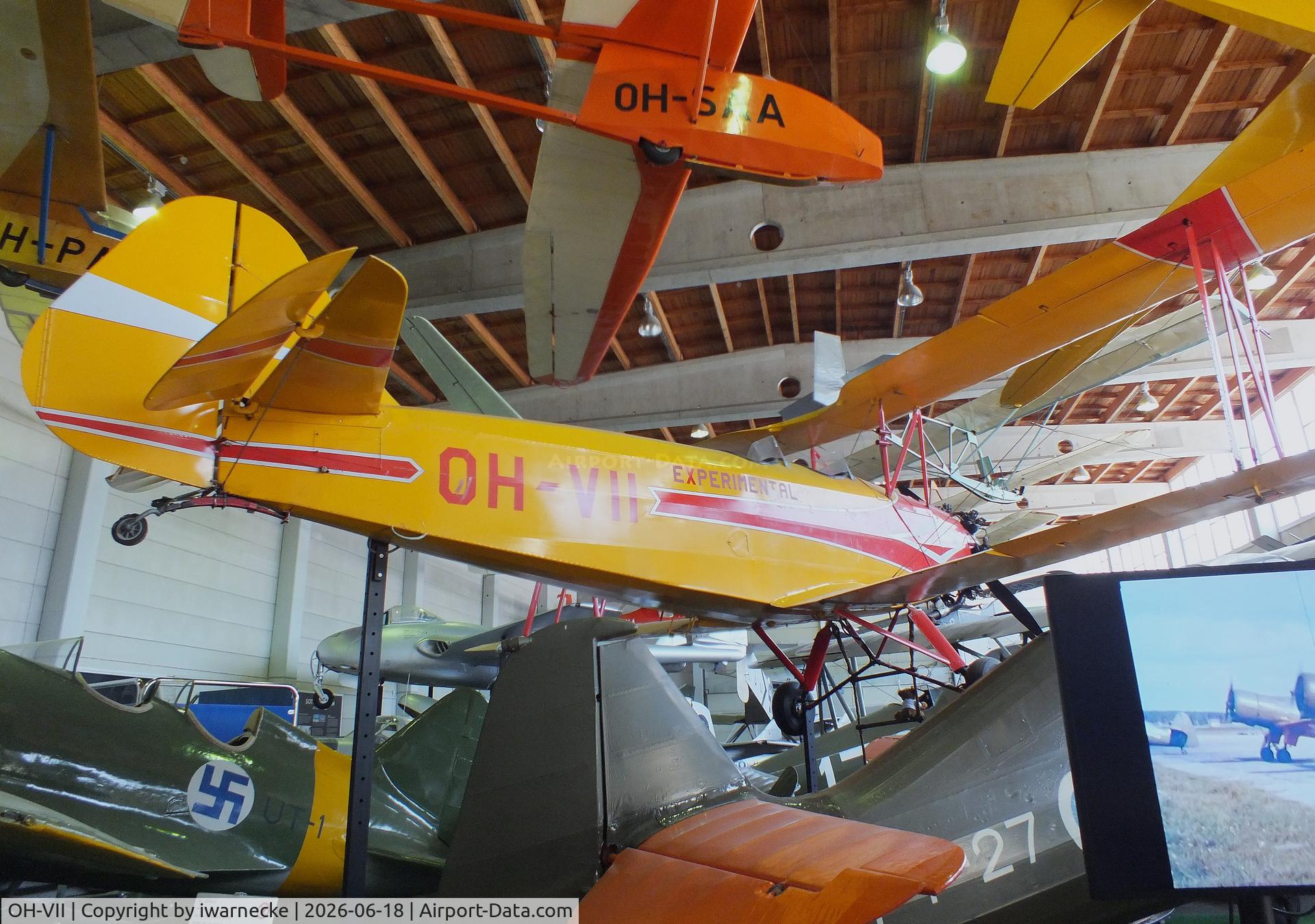 Aircraft OH-VII, 1939 Valtion Viima II, c/n 22, Valtion lentokonetehdas VL Viima II at the Suomen Ilmailumuseo (Finnish Aviation Museum), Vantaa, photo by iwarnecke