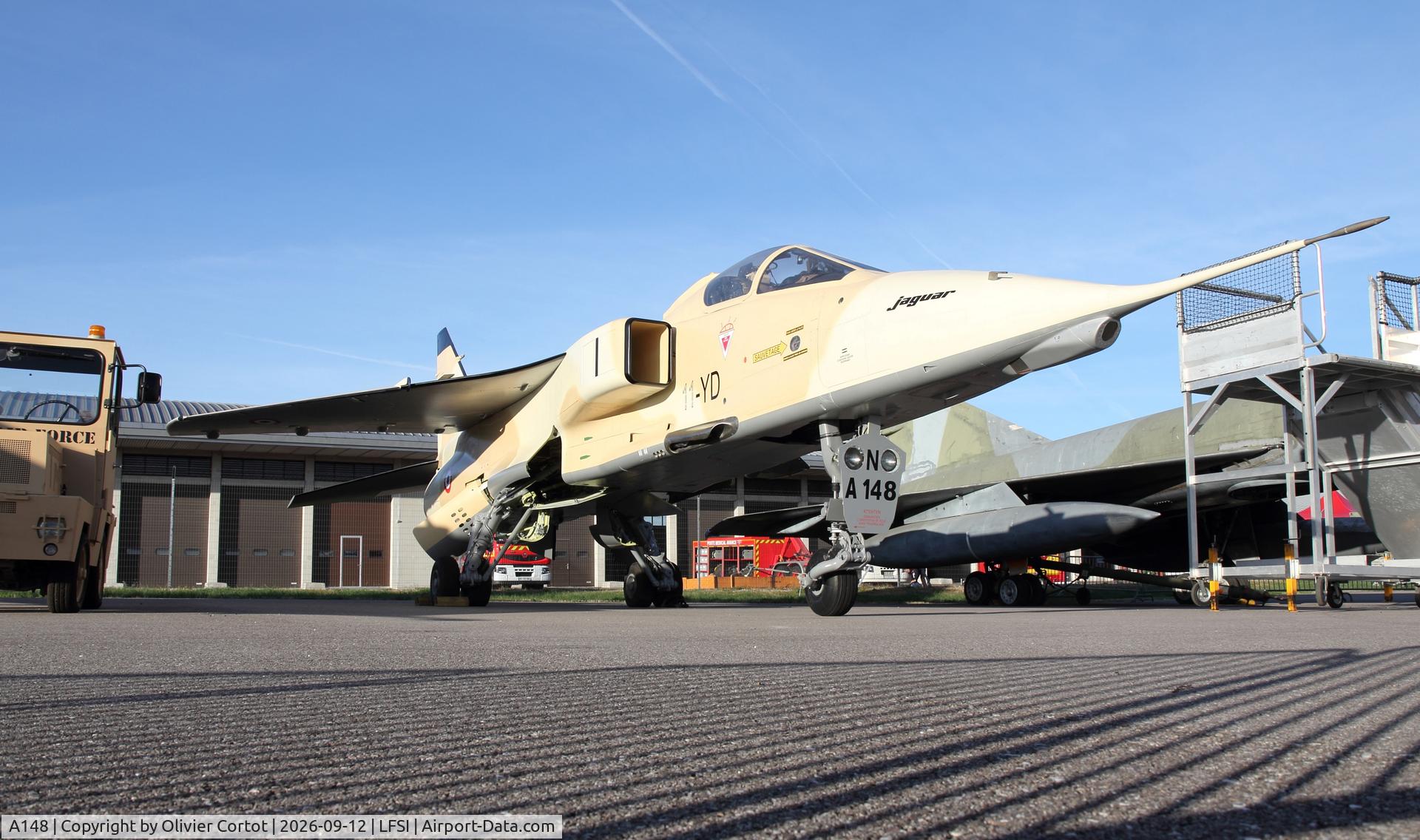 Aircraft A148, Sepecat Jauar A, c/n A148, Now at the Saint Dizier air museum, at LFSI, photo by Olivier Cortot