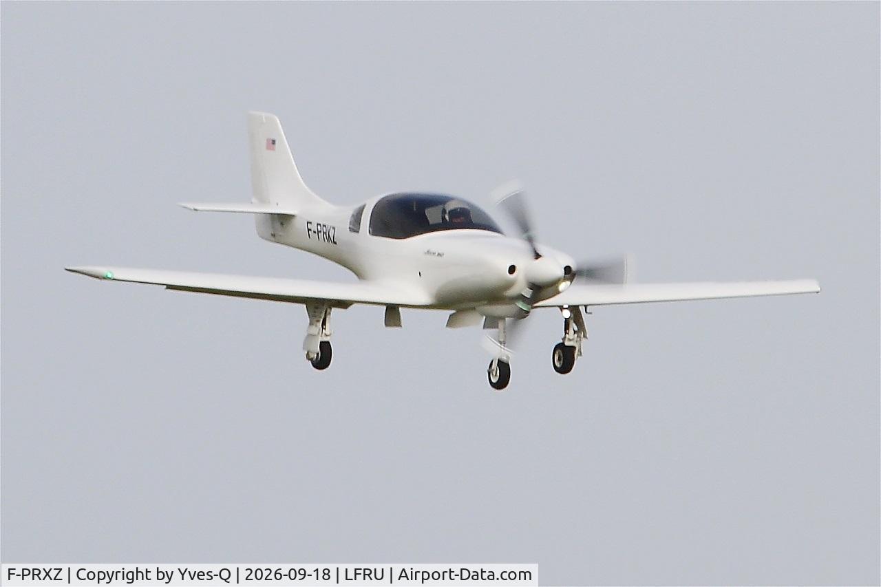 Aircraft F-PRXZ, DynAero MCR 01, c/n 250, DynAero MCR 01, Short approach rwy 22, Morlaix-Ploujean airport (LFRU-MXN), at LFRU, photo by Yves-Q