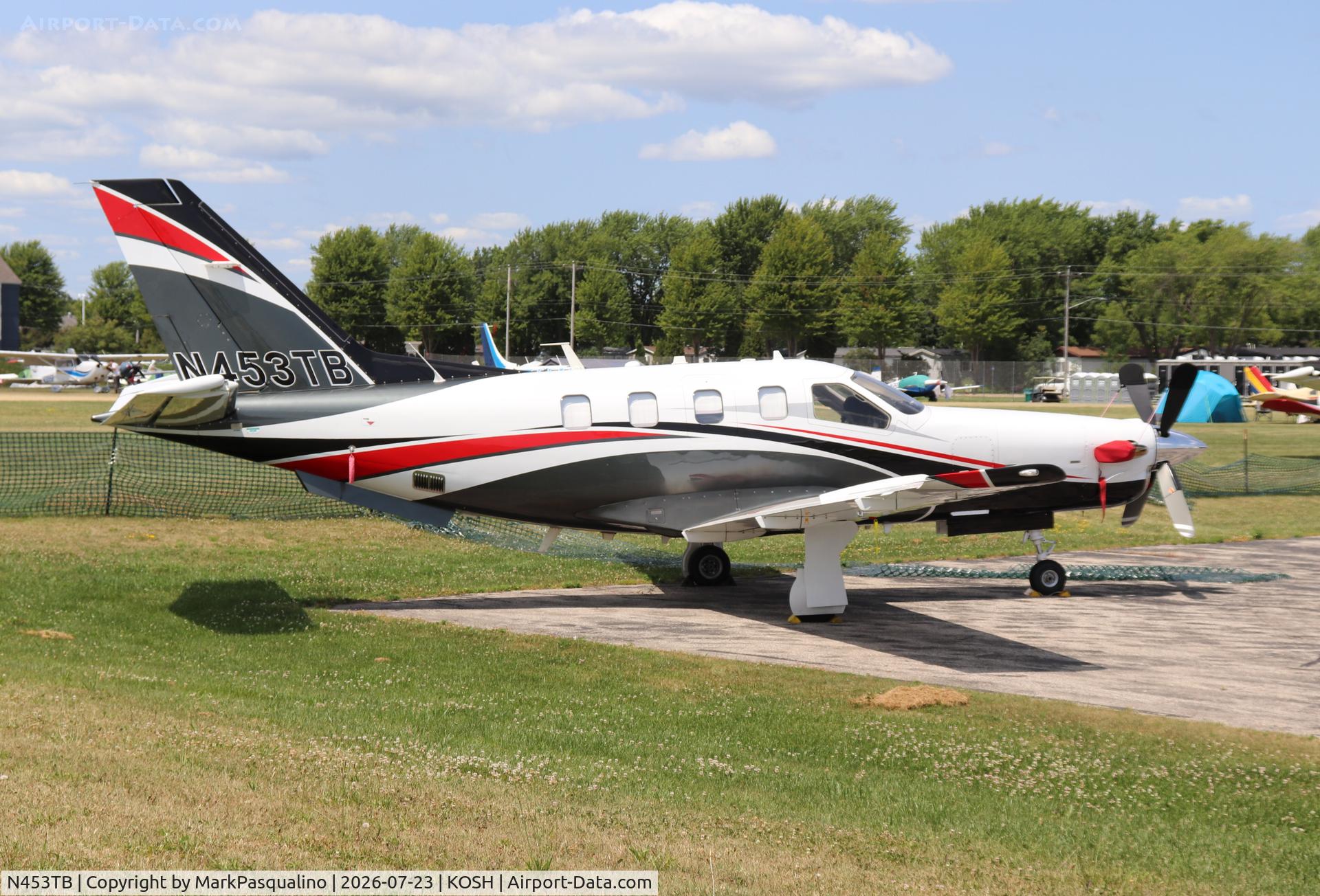 Aircraft N453TB, 2008 Socata TBM-700N, c/n 453, Socata TBM-700N, at KOSH, photo by MarkPasqualino