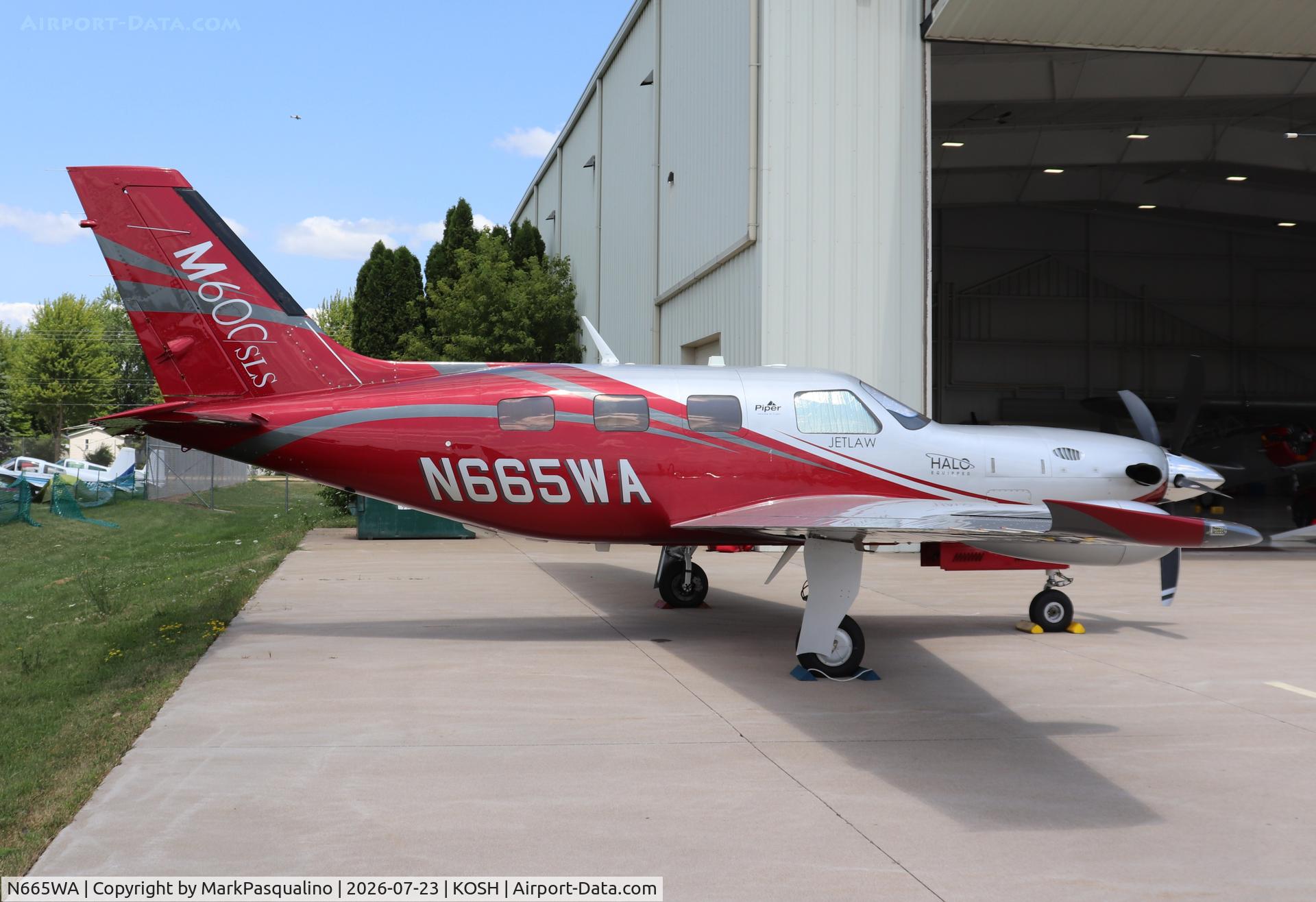 Aircraft N665WA, 2021 Piper PA-46-600TP, c/n 4698165, Piper PA-46-600TP, at KOSH, photo by MarkPasqualino