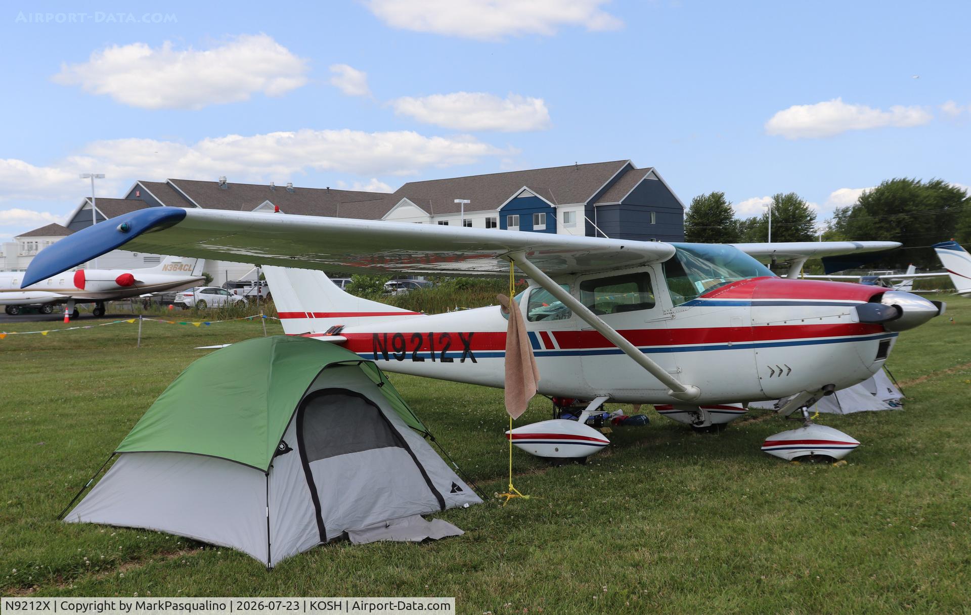 Aircraft N9212X, 1961 Cessna 182E Skylane, c/n 18253612, Cessna 182E, at KOSH, photo by MarkPasqualino
