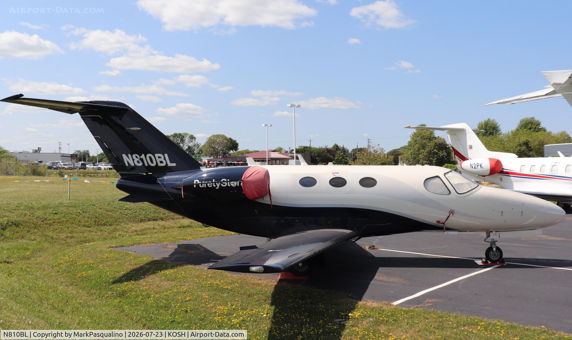 Aircraft N810BL, 2009 Cessna 510 Citation Mustang Citation Mustang, c/n 510-0188, Cessna 510, at KOSH, photo by MarkPasqualino