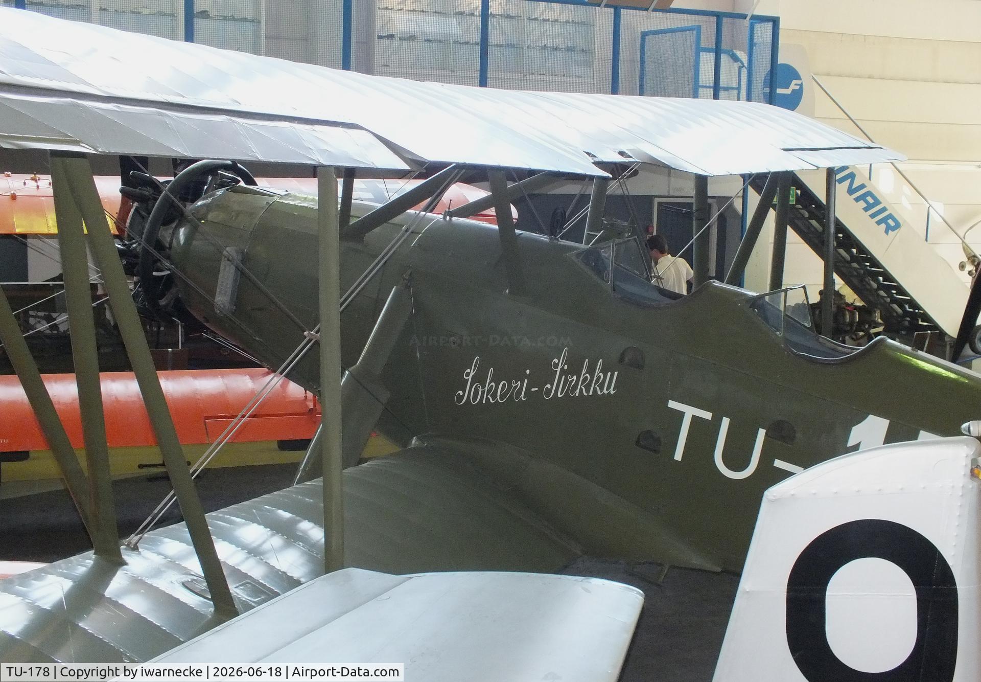 Aircraft TU-178, 1937 Valtion Tuisku, c/n 29, Valtion lentokonetehdas VL Tuisku at the Suomen Ilmailumuseo (Finnish Aviation Museum), Vantaa, photo by iwarnecke