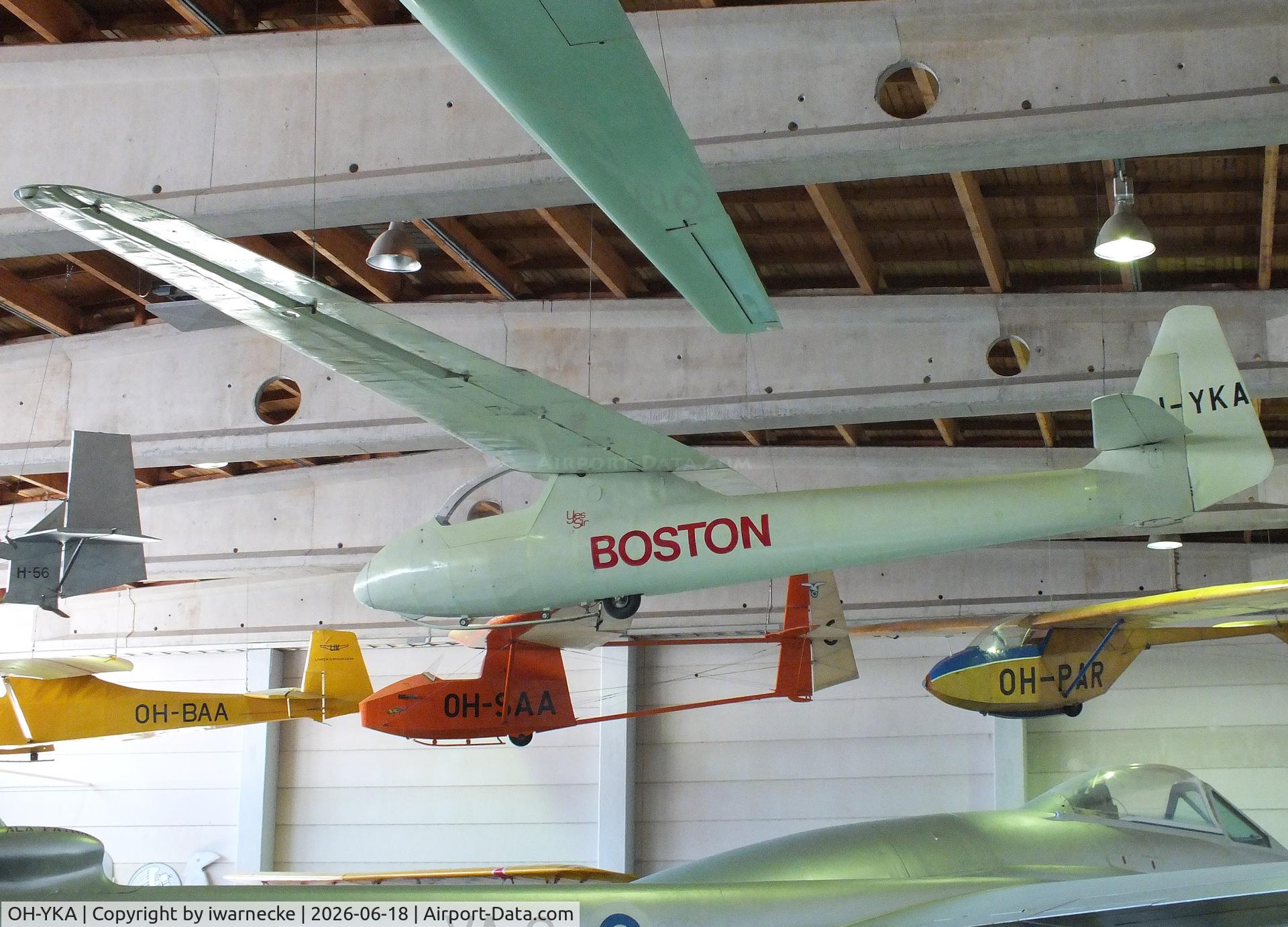 Aircraft OH-YKA, 1950 Eiriavion PIK-3A Kanttikolmonen, c/n 1, Polyteknikkojen ilmailukerho PIK-3A Kanttikolmonen at the Suomen Ilmailumuseo (Finnish Aviation Museum), Vantaa, photo by iwarnecke