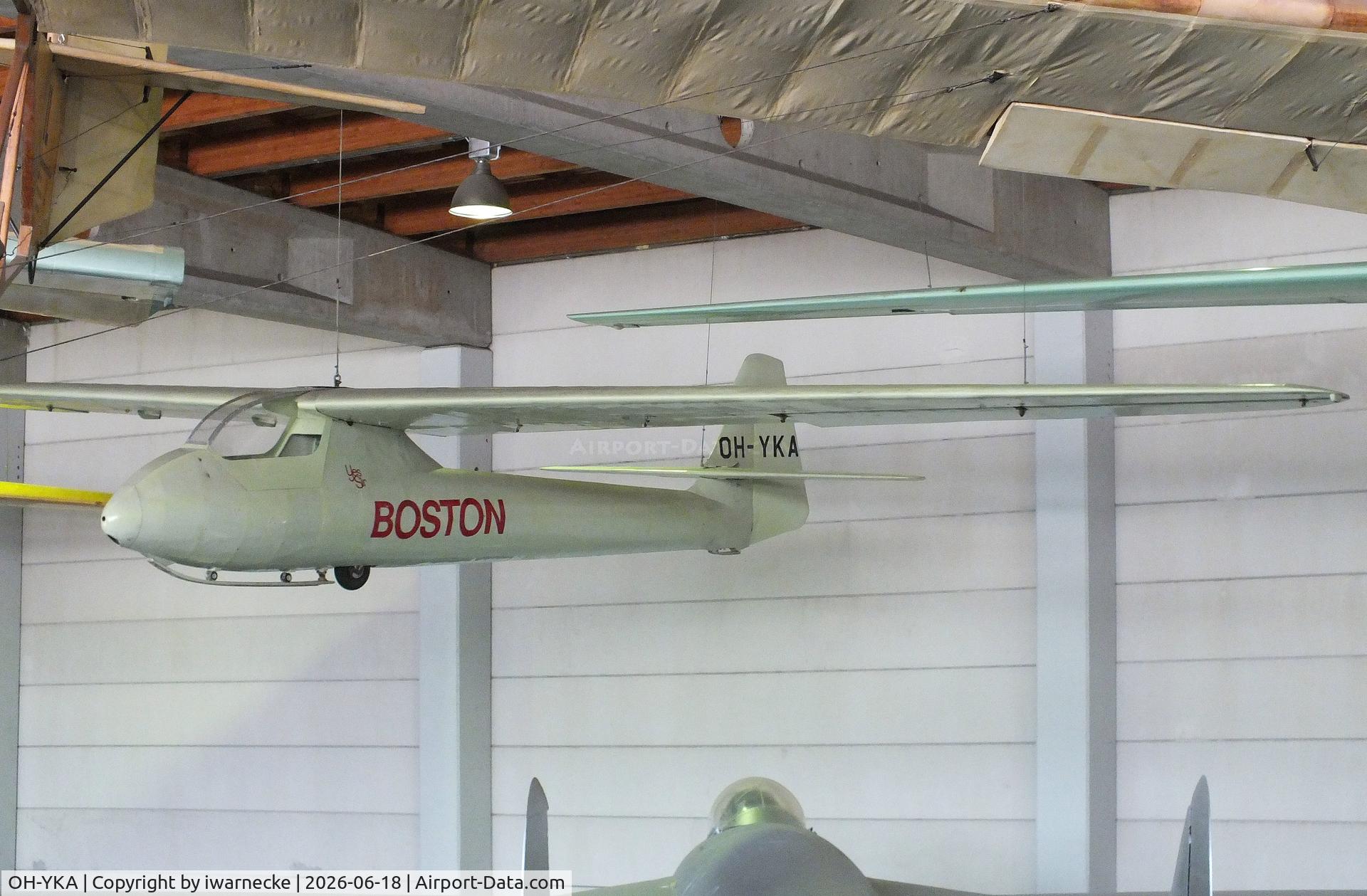 Aircraft OH-YKA, 1950 Eiriavion PIK-3A Kanttikolmonen, c/n 1, Polyteknikkojen ilmailukerho PIK-3A Kanttikolmonen at the Suomen Ilmailumuseo (Finnish Aviation Museum), Vantaa, photo by iwarnecke