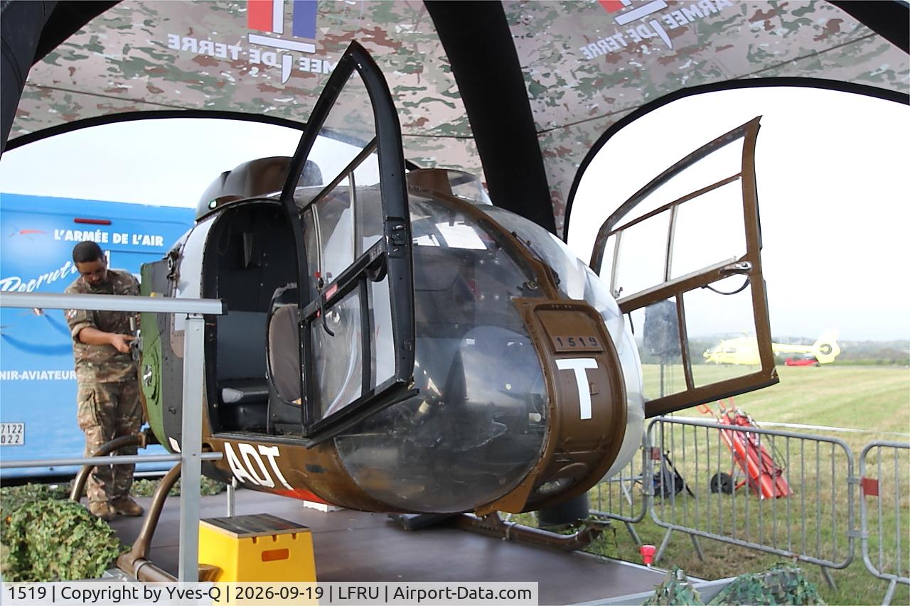 Aircraft 1519, Sud-Aviation SA316 Alouette III, c/n 1519, Sud-Aviation SA316 Alouette III, Static display, Morlaix-Ploujean airport (LFRU-MXN), at LFRU, photo by Yves-Q