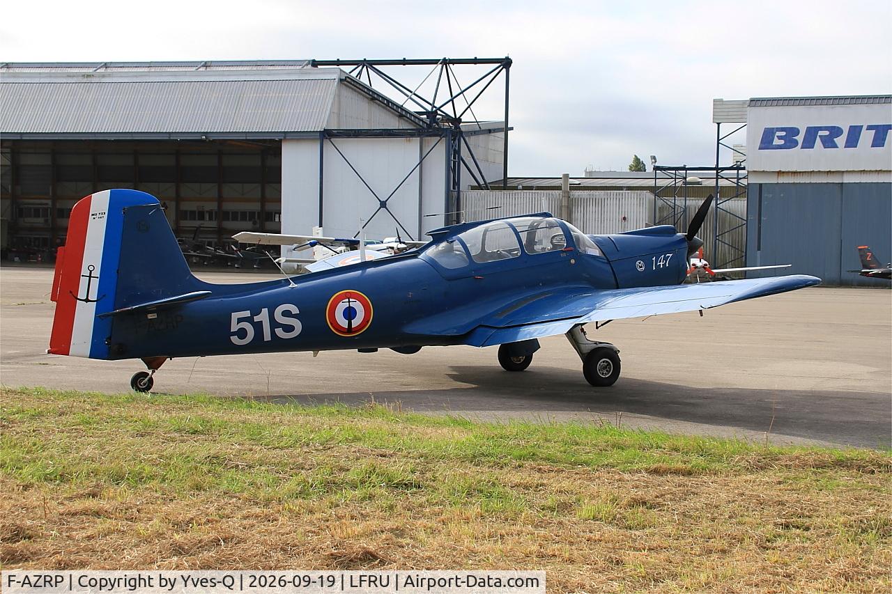 Aircraft F-AZRP, 1957 Morane-Saulnier MS-733 Alcyon, c/n 147, Morane-Saulnier MS-733 Alcyon, Static display, Morlaix-Ploujean airport (LFRU-MXN), at LFRU, photo by Yves-Q