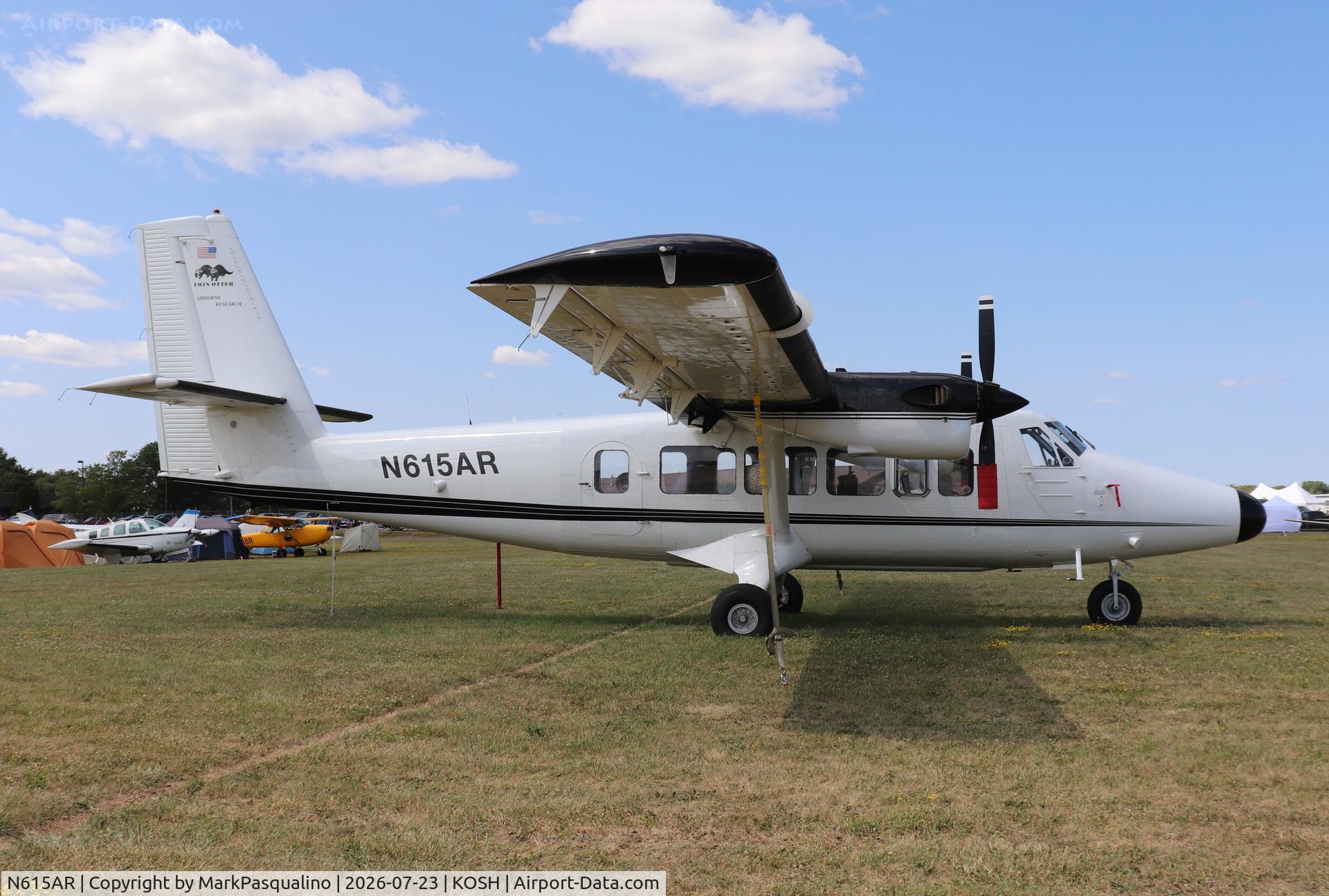 Aircraft N615AR, 1979 De Havilland Canada DHC-6-300 Twin Otter, c/n 615, De Havilland DHC-6-300, at KOSH, photo by MarkPasqualino